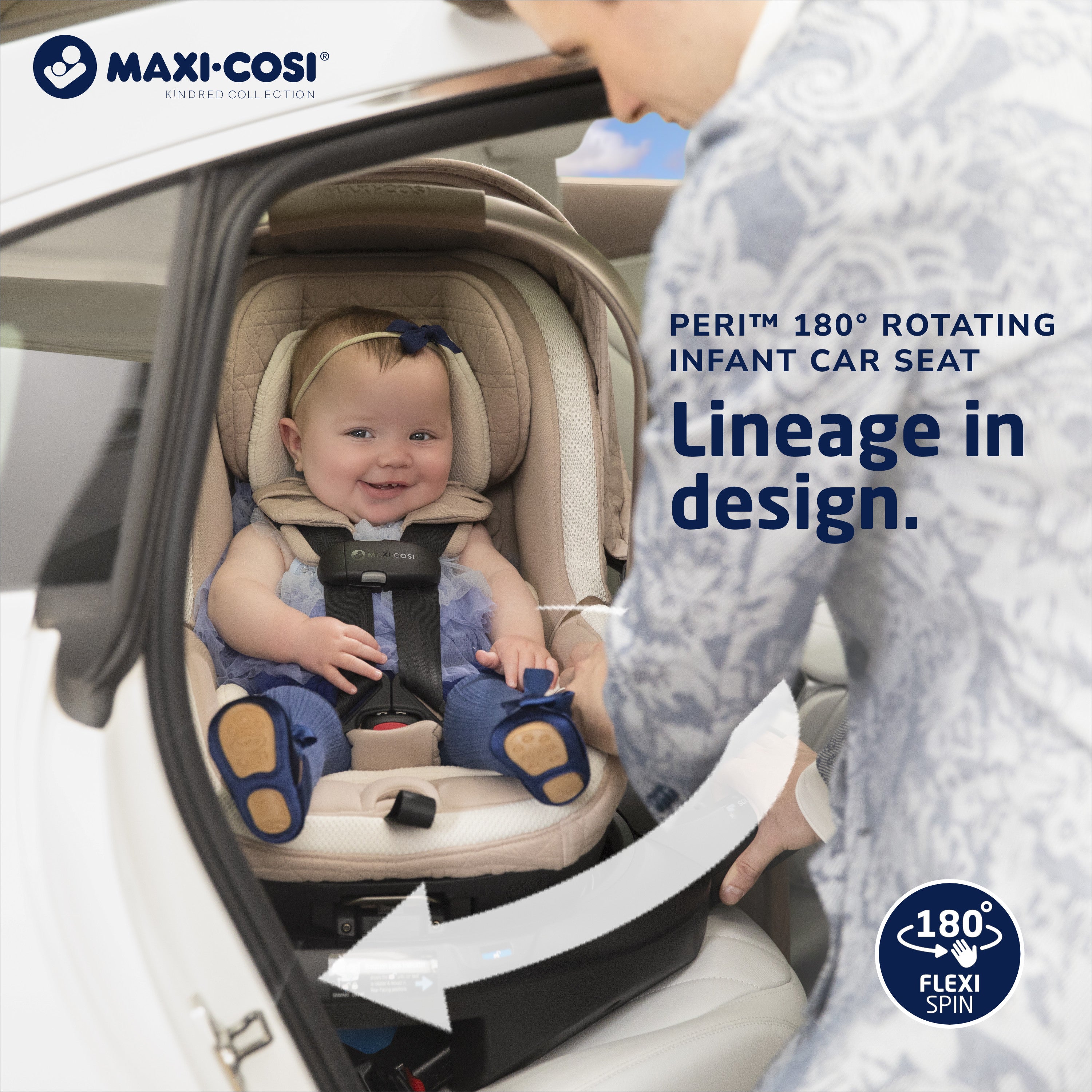 Maxi-Cosi Kindred Peri 180° Rotating Infant Car Seat – Lakeland
