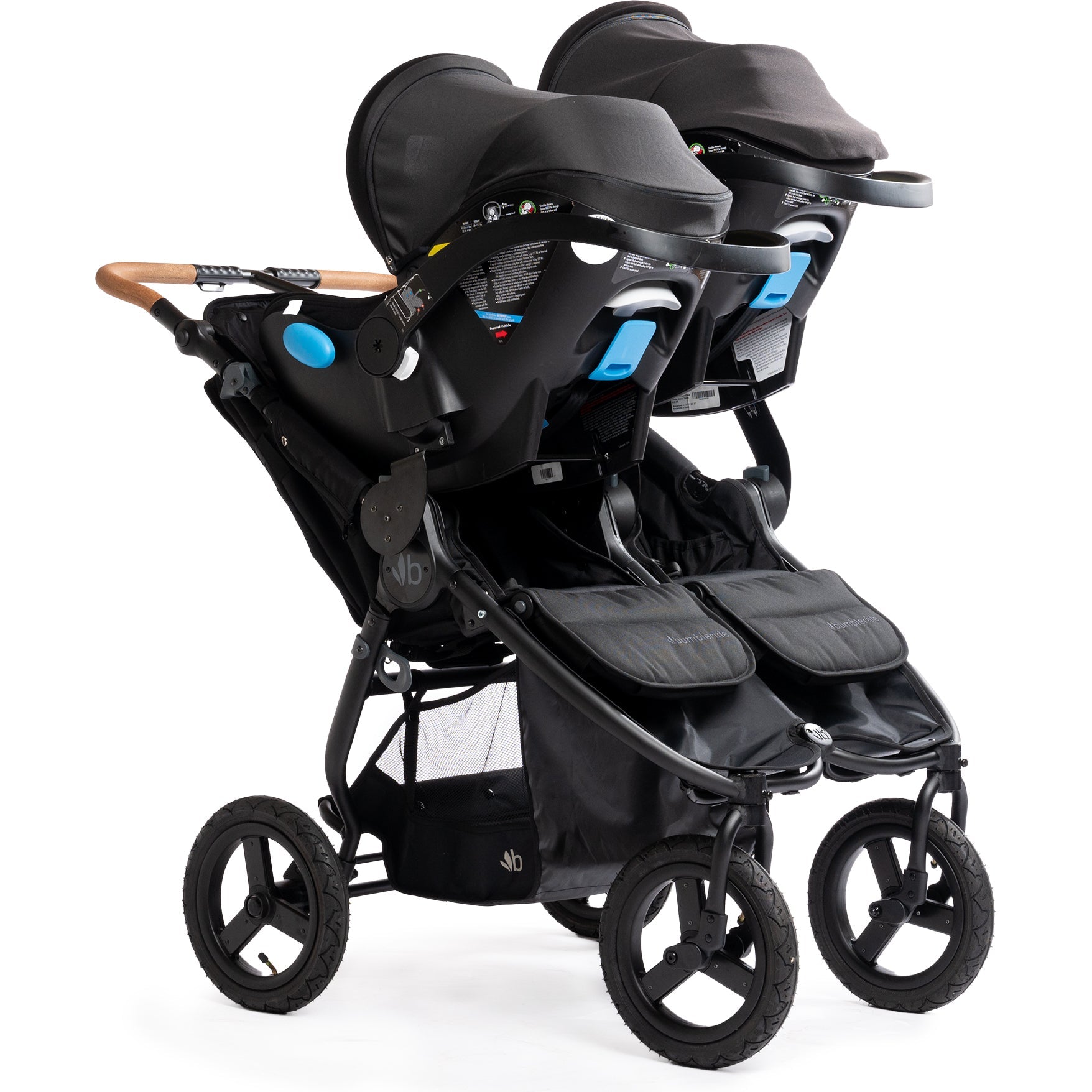 Bumbleride Indie Twin Car Seat Adapter, Set - Clek / Cybex / Nuna / Maxi Cosi