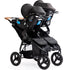 Bumbleride Indie Twin Car Seat Adapter, Set - Clek / Cybex / Nuna / Maxi Cosi