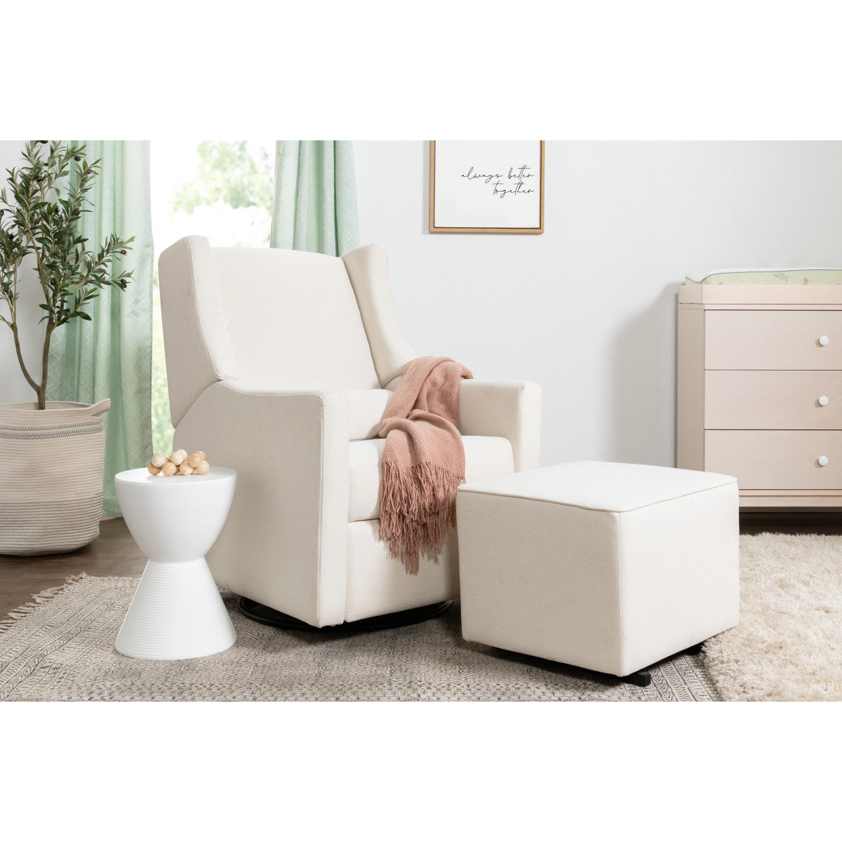 Babyletto kiwi swivel electronic recliner on sale