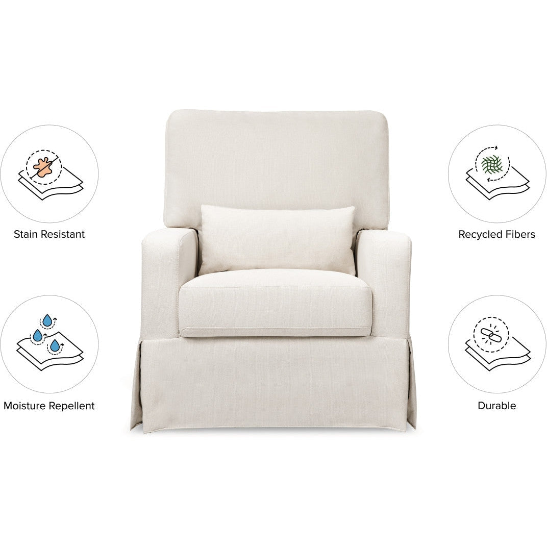 Namesake Crawford Pillowback Comfort Swivel Glider