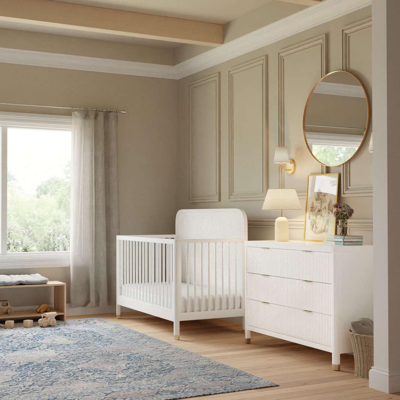 Namesake Brimsley Tambour 4-in-1 Convertible Crib