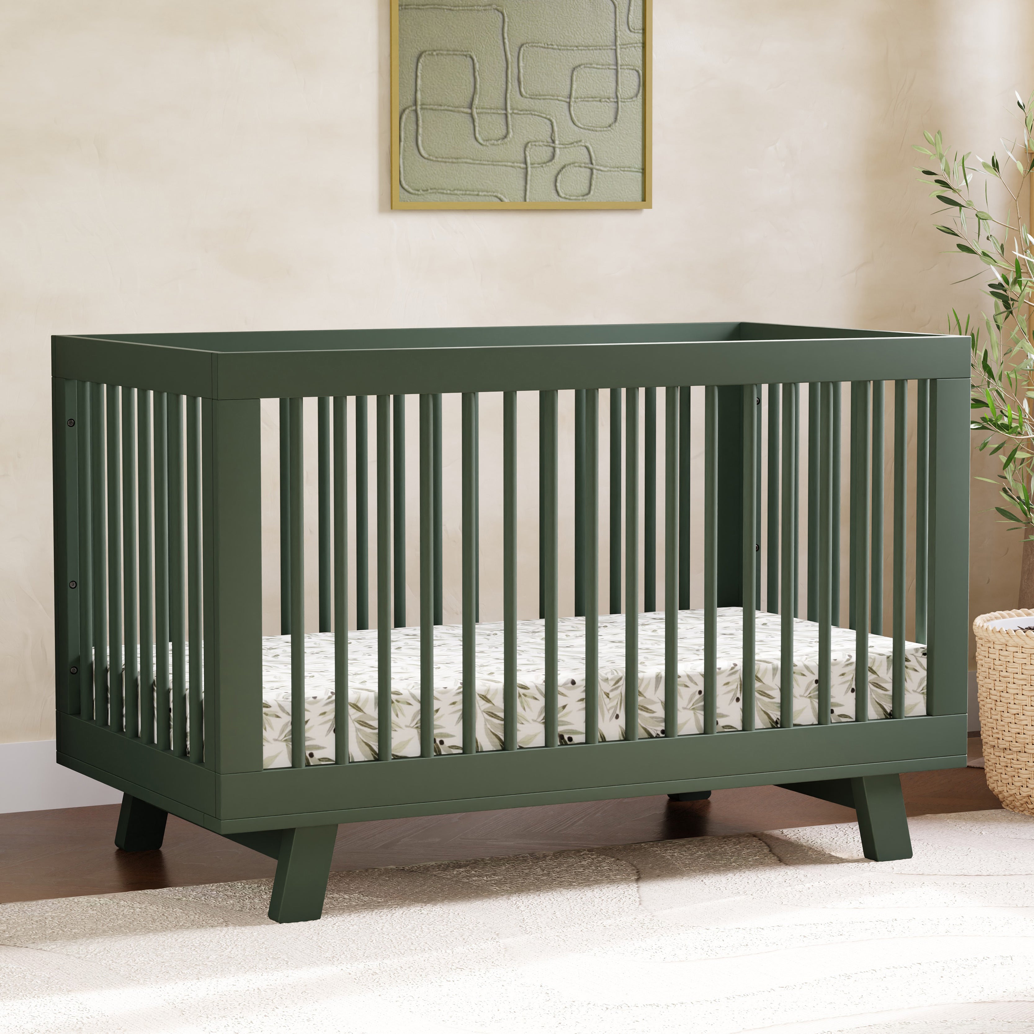 Babyletto Hudson 3-in-1 Convertible Crib with Toddler Bed Conversion Kit