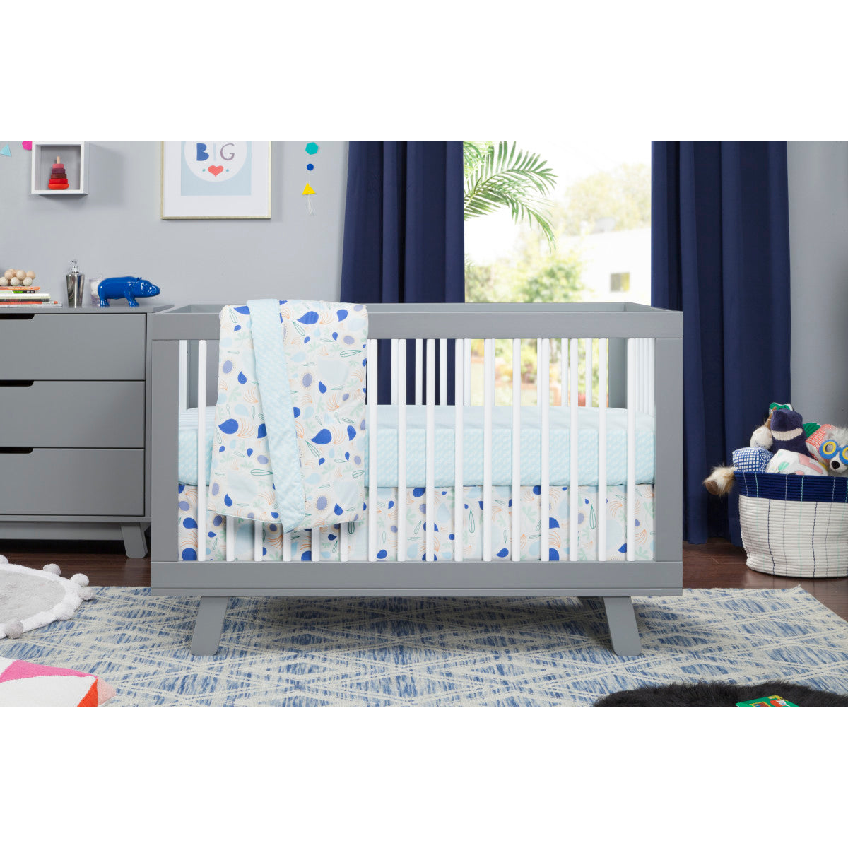 Babyletto Hudson 3-in-1 Convertible Crib with Toddler Bed Conversion Kit