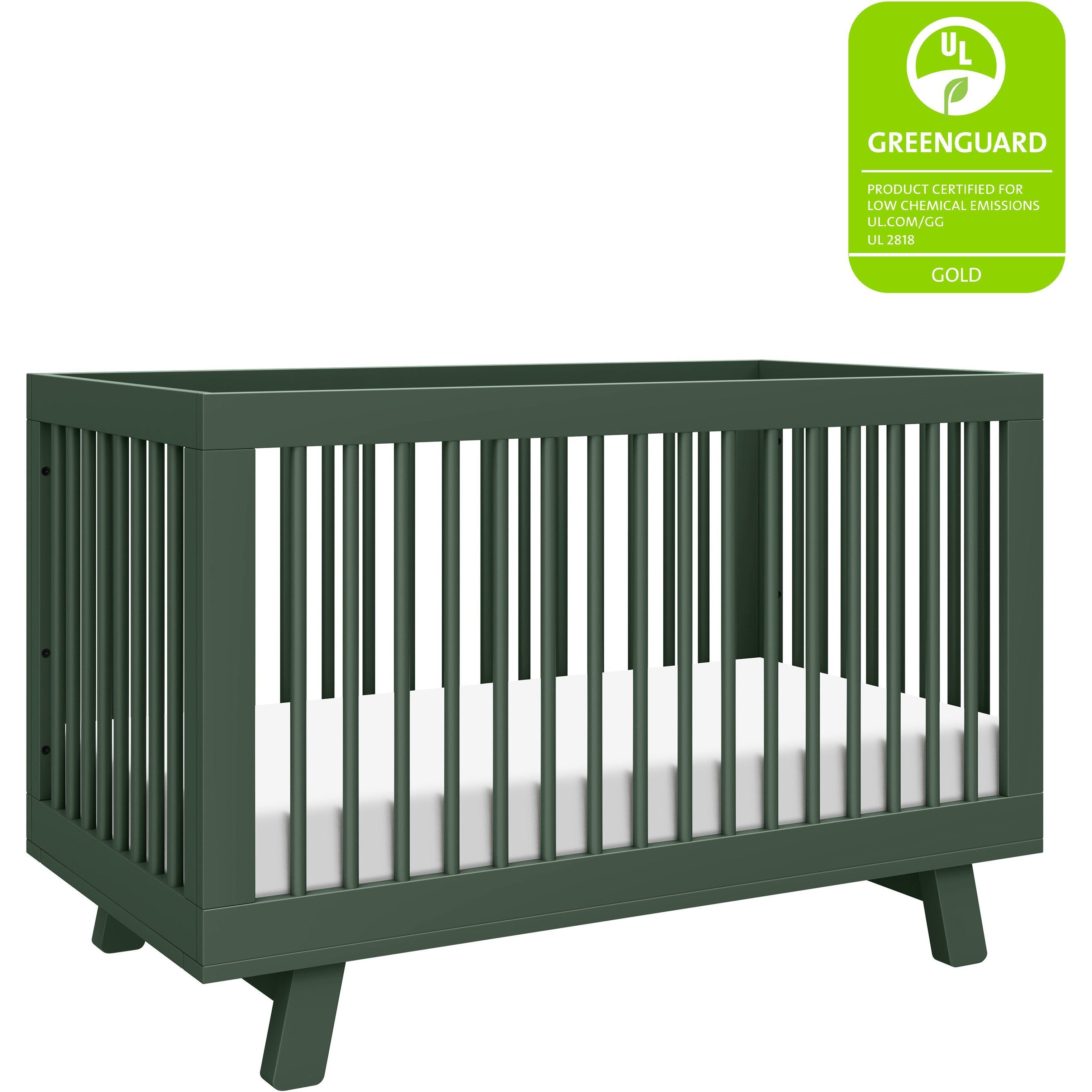 Babyletto Hudson 3-in-1 Convertible Crib with Toddler Bed Conversion Kit