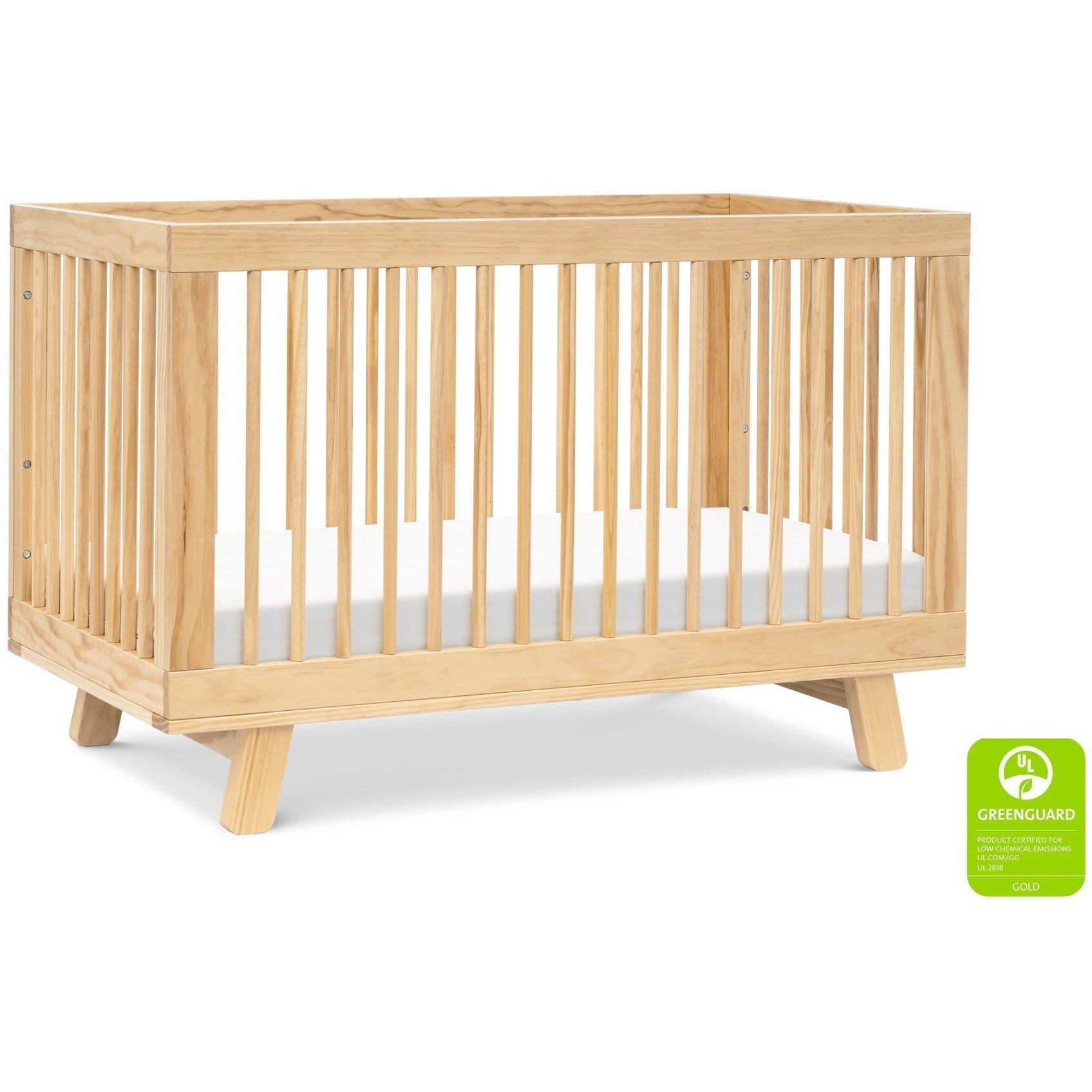 Babyletto Hudson 3-in-1 Convertible Crib with Toddler Bed Conversion Kit