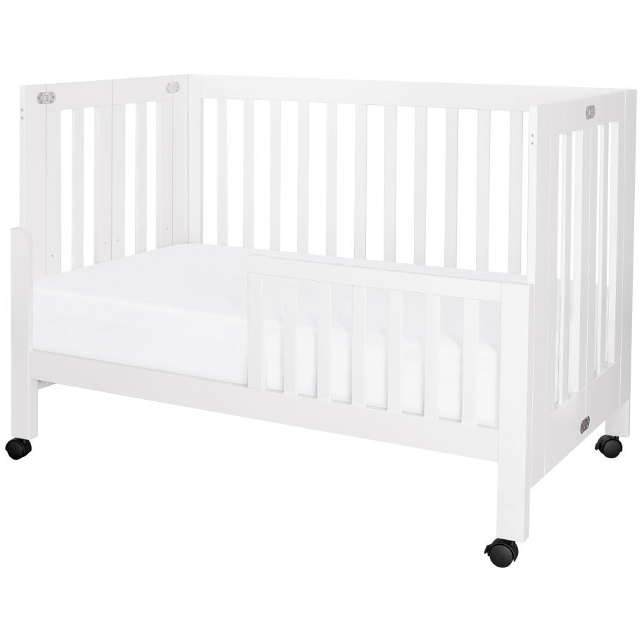 Babyletto Maki Full-Size Folding Crib with Toddler Bed Conversion Kit