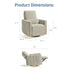 Maxi-Cosi Nursery Dorian Swivel Glider & Power Recliner with Nightlight