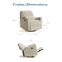 Maxi-Cosi Nursery Ansel Swivel Glider & Power Recliner with Nightlight
