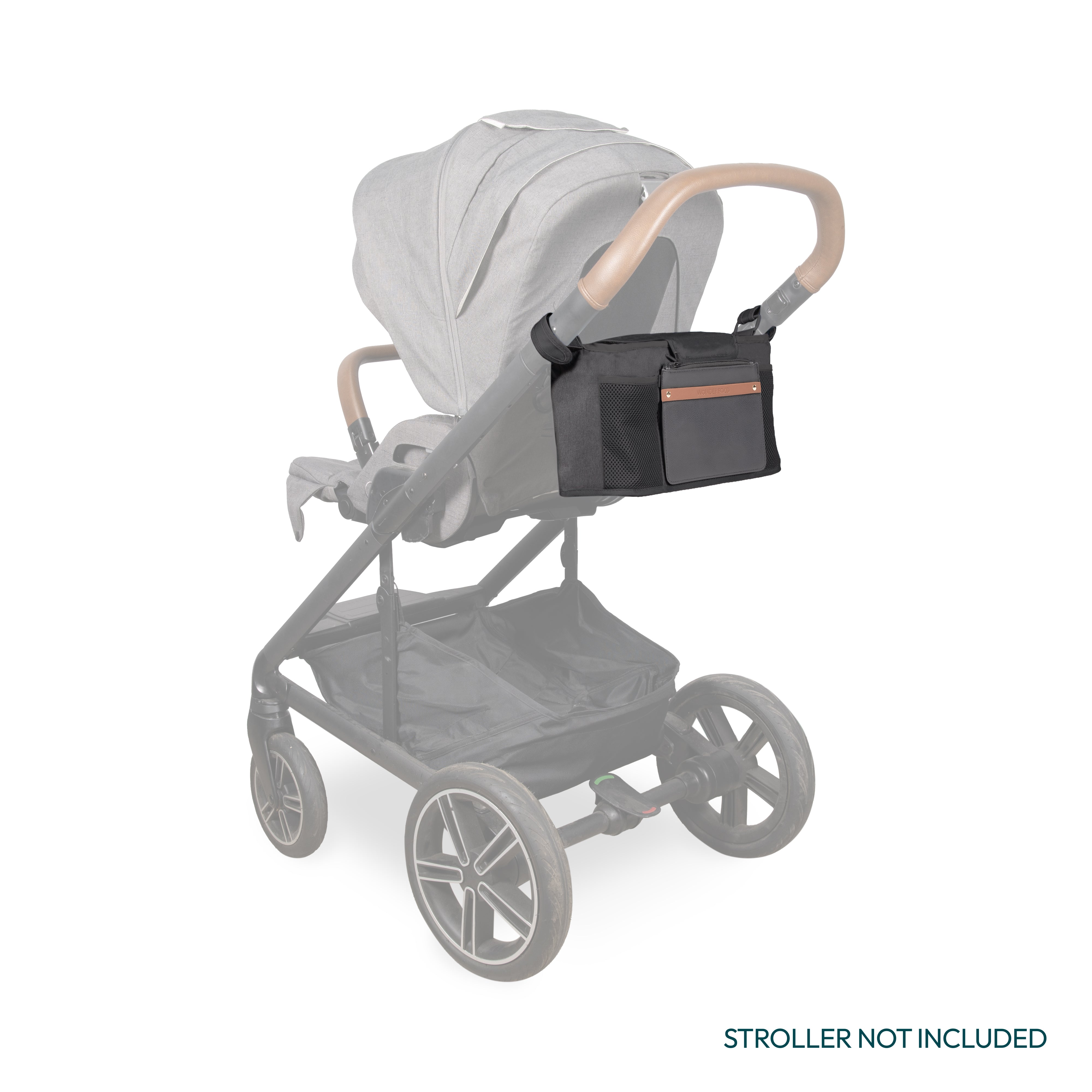 WonderFold Parent Console with Insulated Cup Holders