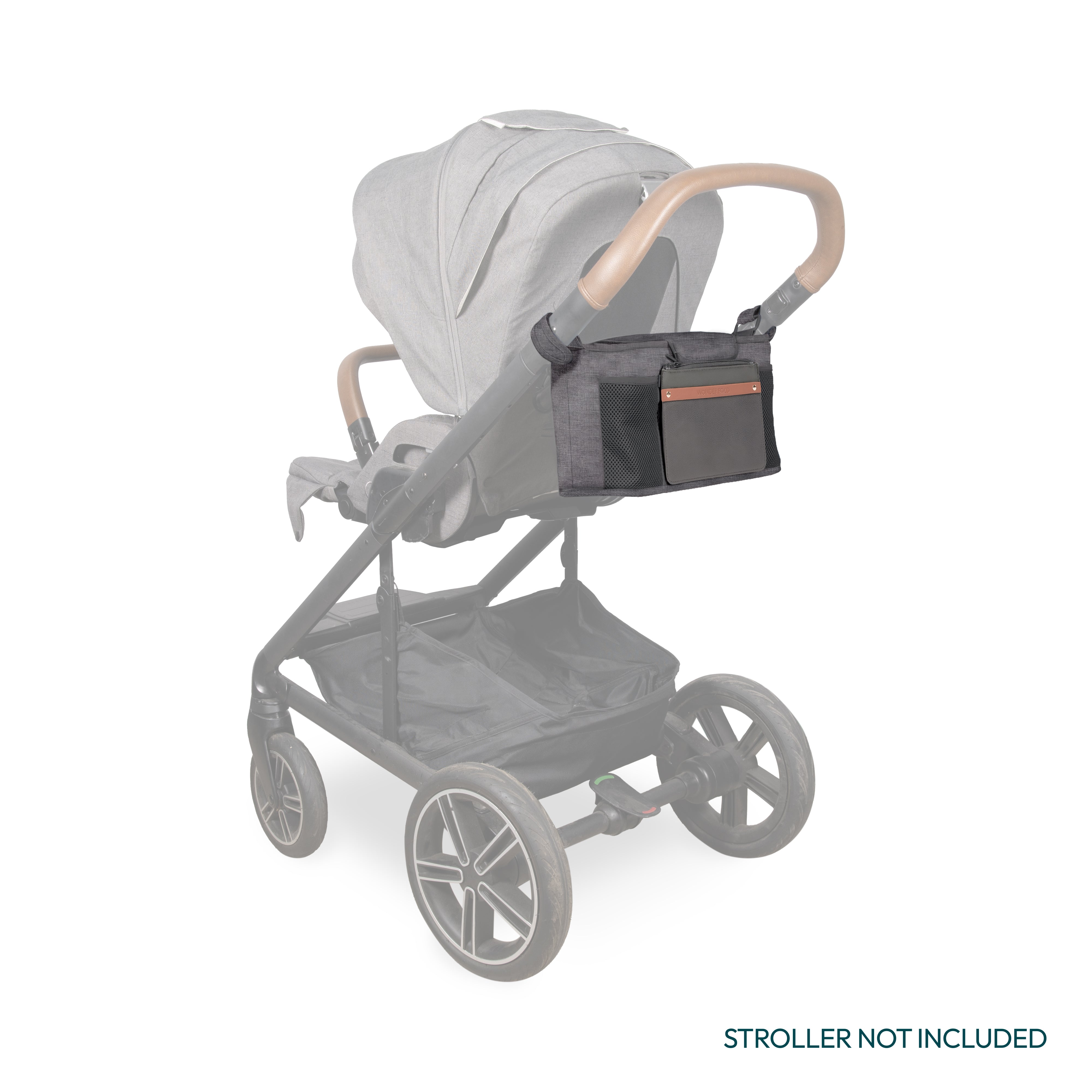 WonderFold Parent Console with Insulated Cup Holders