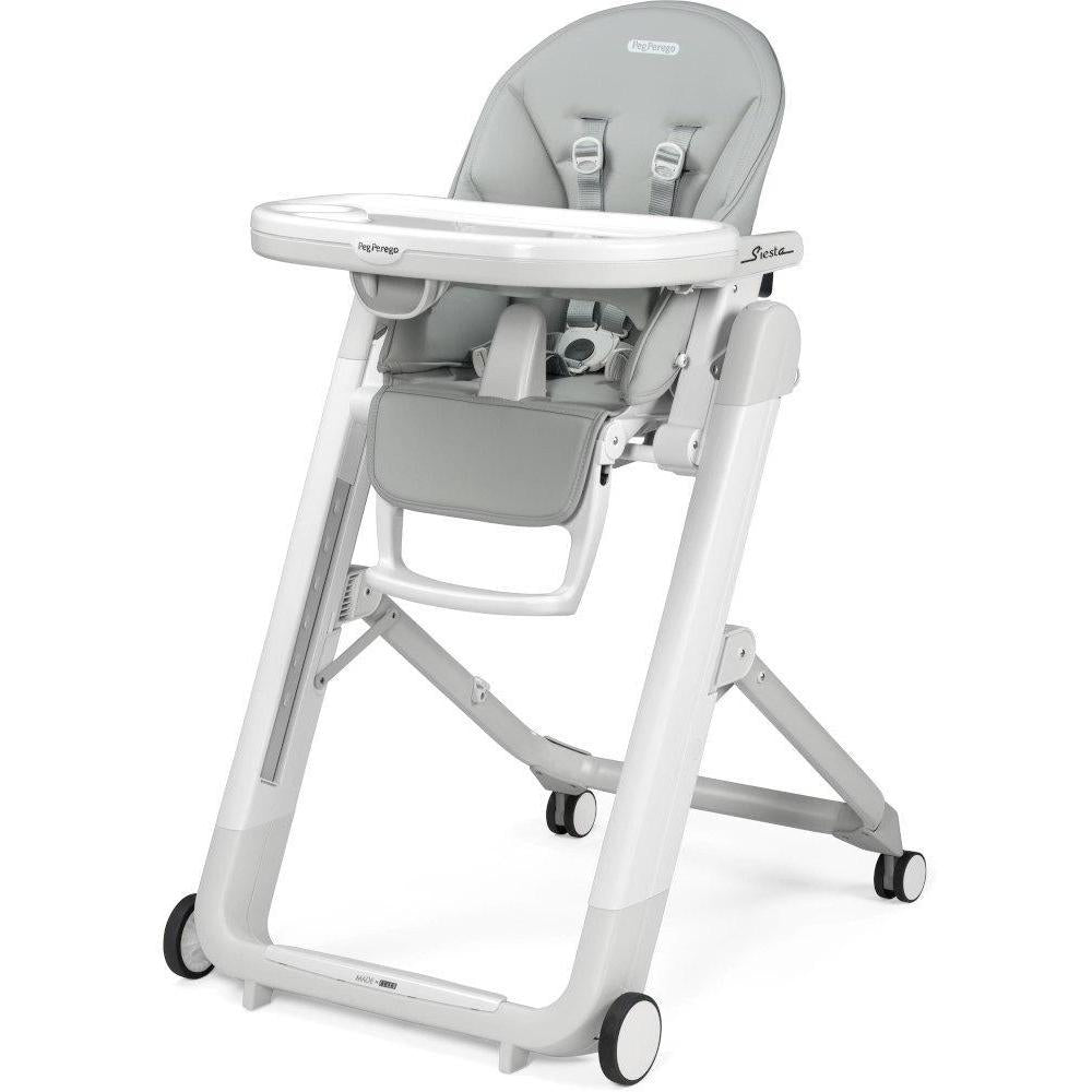 peg perego black leather high chair Peg Perego High Chair - Siesta