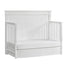 Stirling Weathered White Flat Top Crib