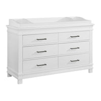 Stirling Weathered White 6-Drawer Dresser