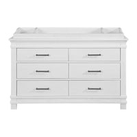 Stirling Weathered White 6-Drawer Dresser