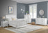 Stirling Weathered White Crib + Dresser + Chifforobe + Nightstand 4 Piece Set