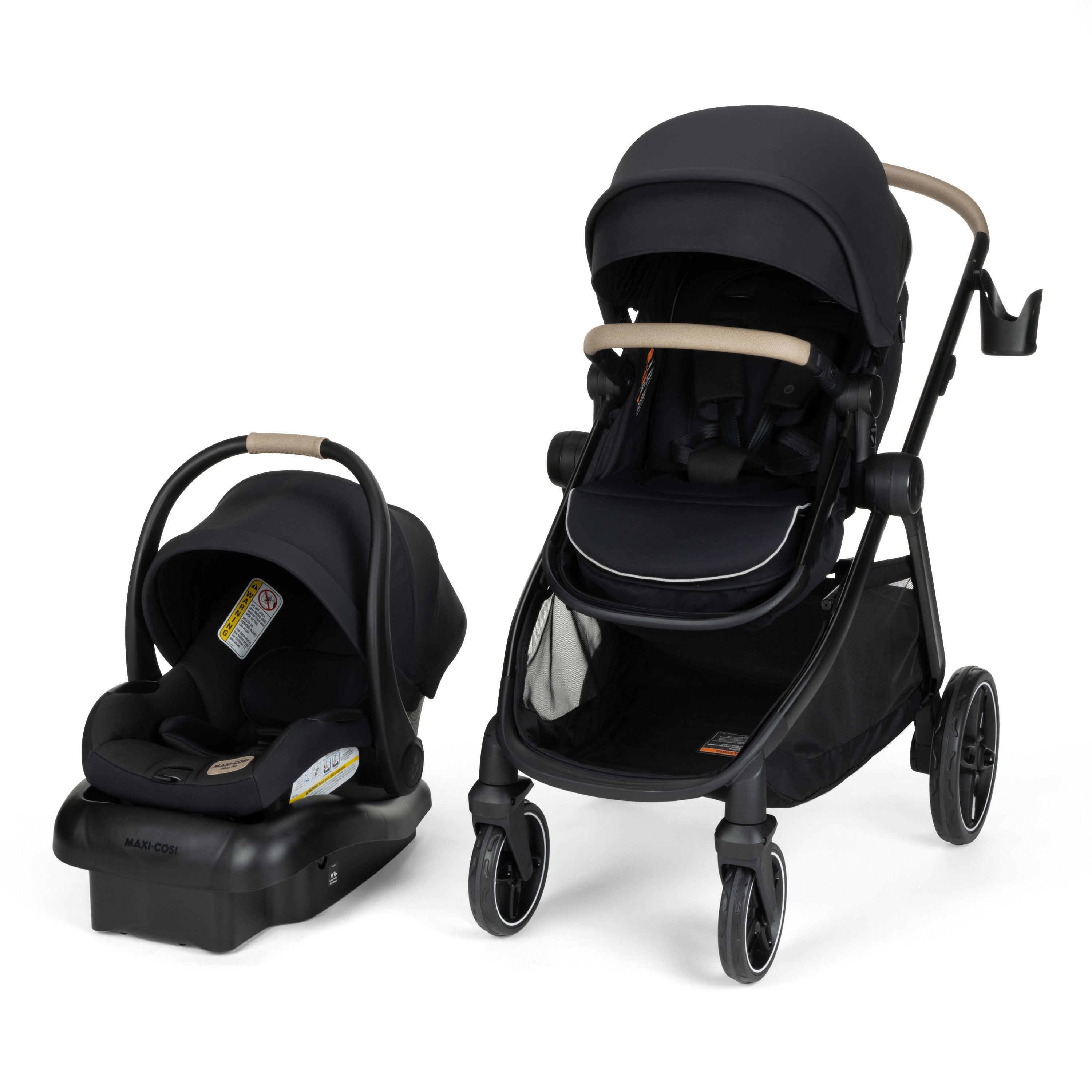 maxi cosi siena vs zelia Maxi-Cosi Zelia Pro 5-in-1 Modular Travel System Caspian Caviar