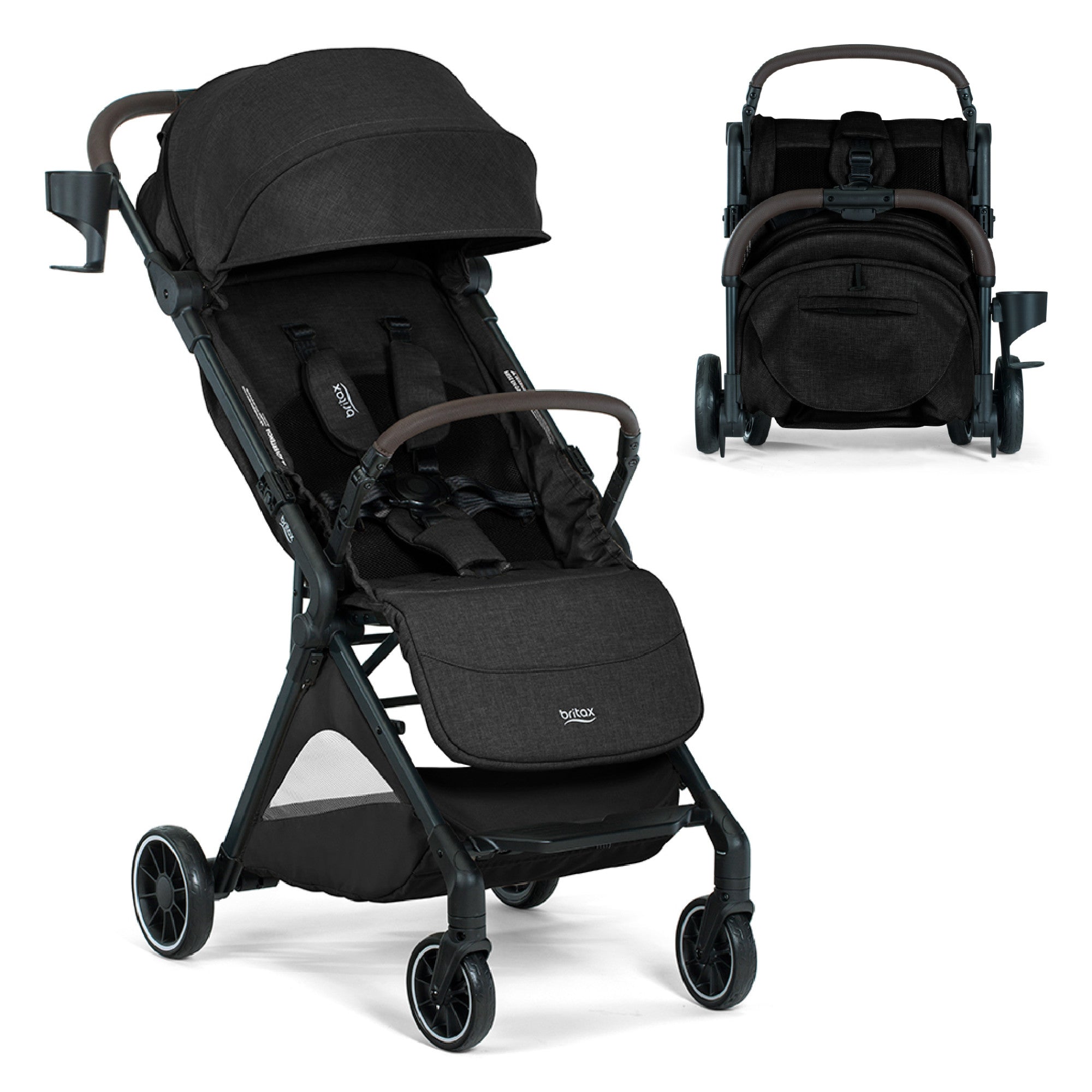 Britax Juniper+ Compact Stroller wiith One-Hand RapidFold