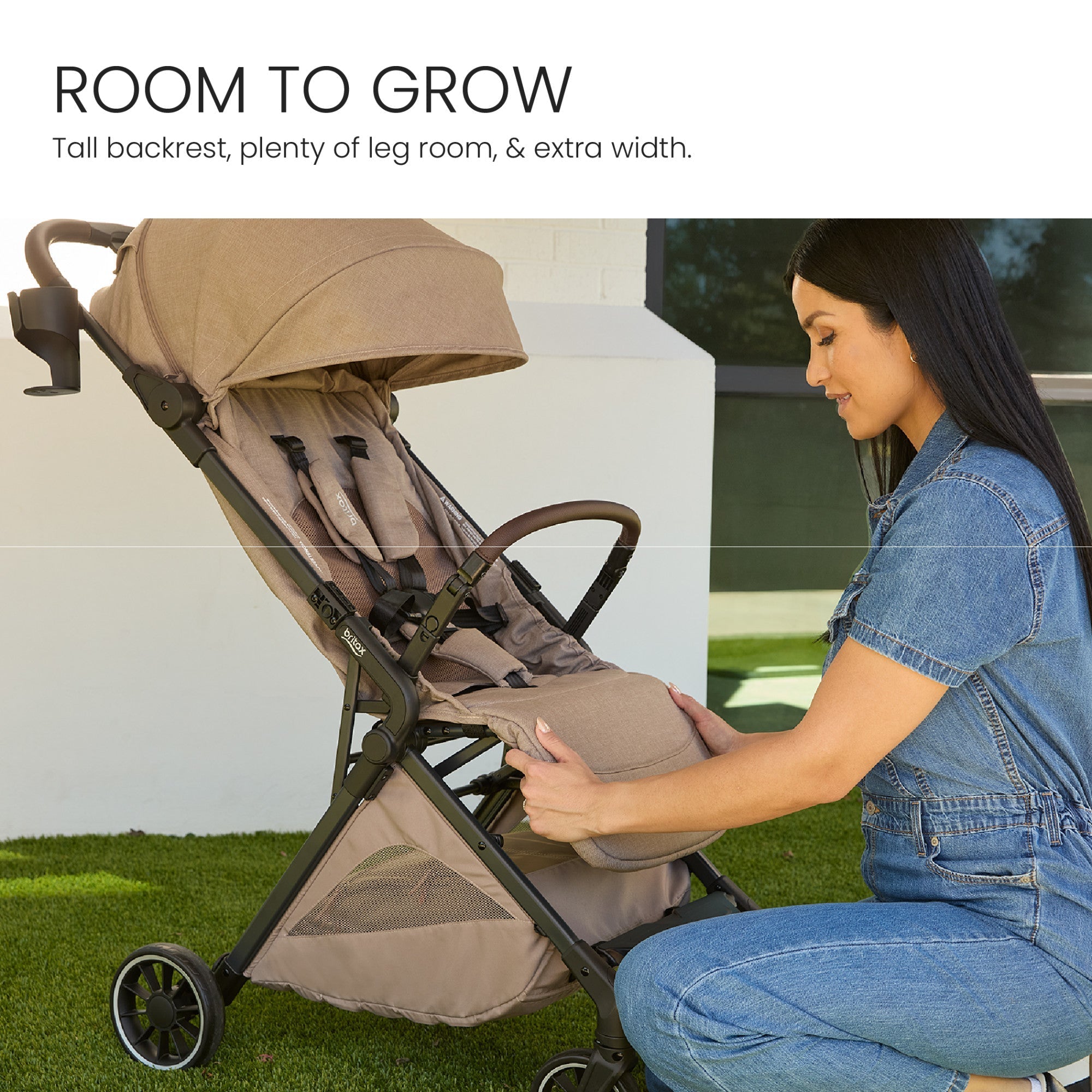 Britax Juniper+ Compact Stroller wiith One-Hand RapidFold