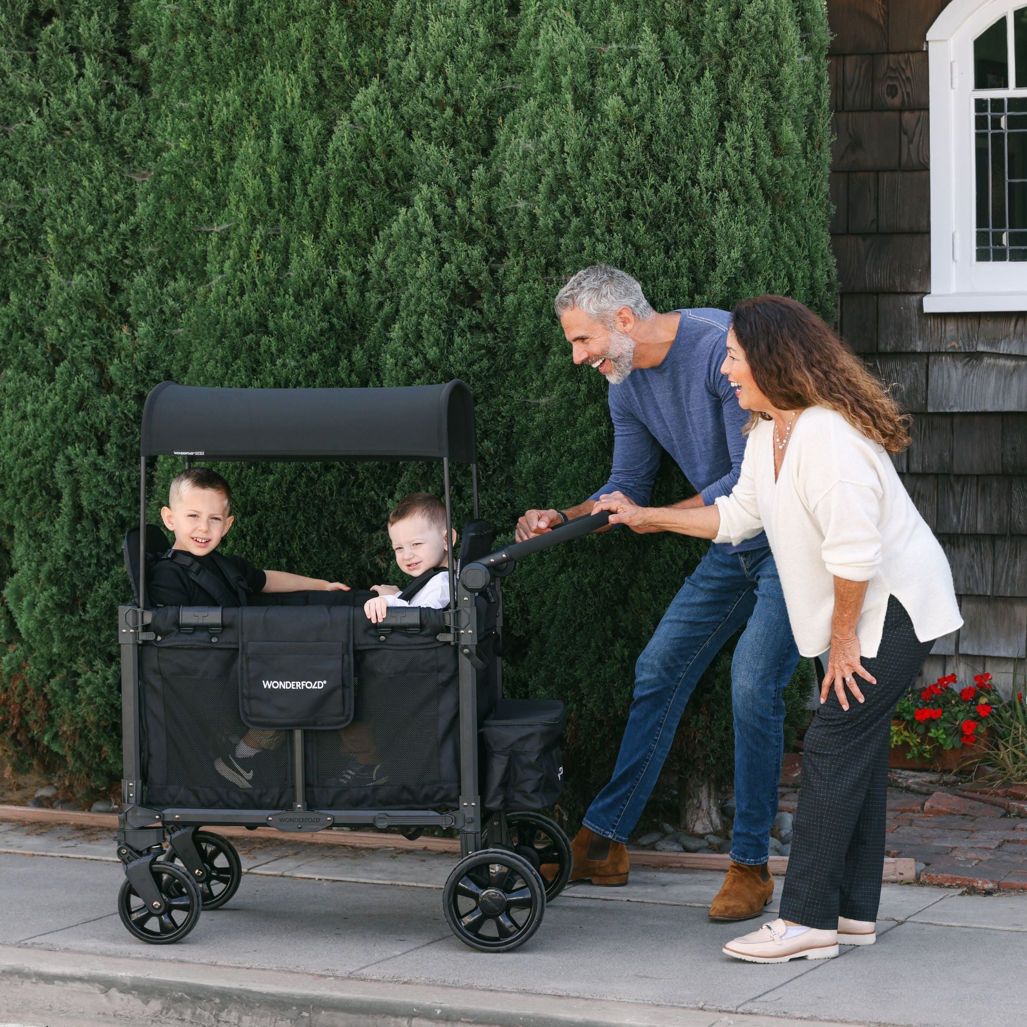 WonderFold W2 Elite Pro Double Stroller Wagon (2 Seater)