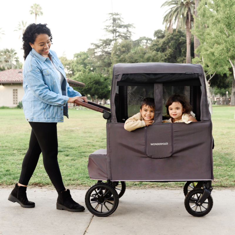 wagon stroller rain cover WonderFold Weather Cover (W Series) – Lakeland Baby and Teen Furniture
