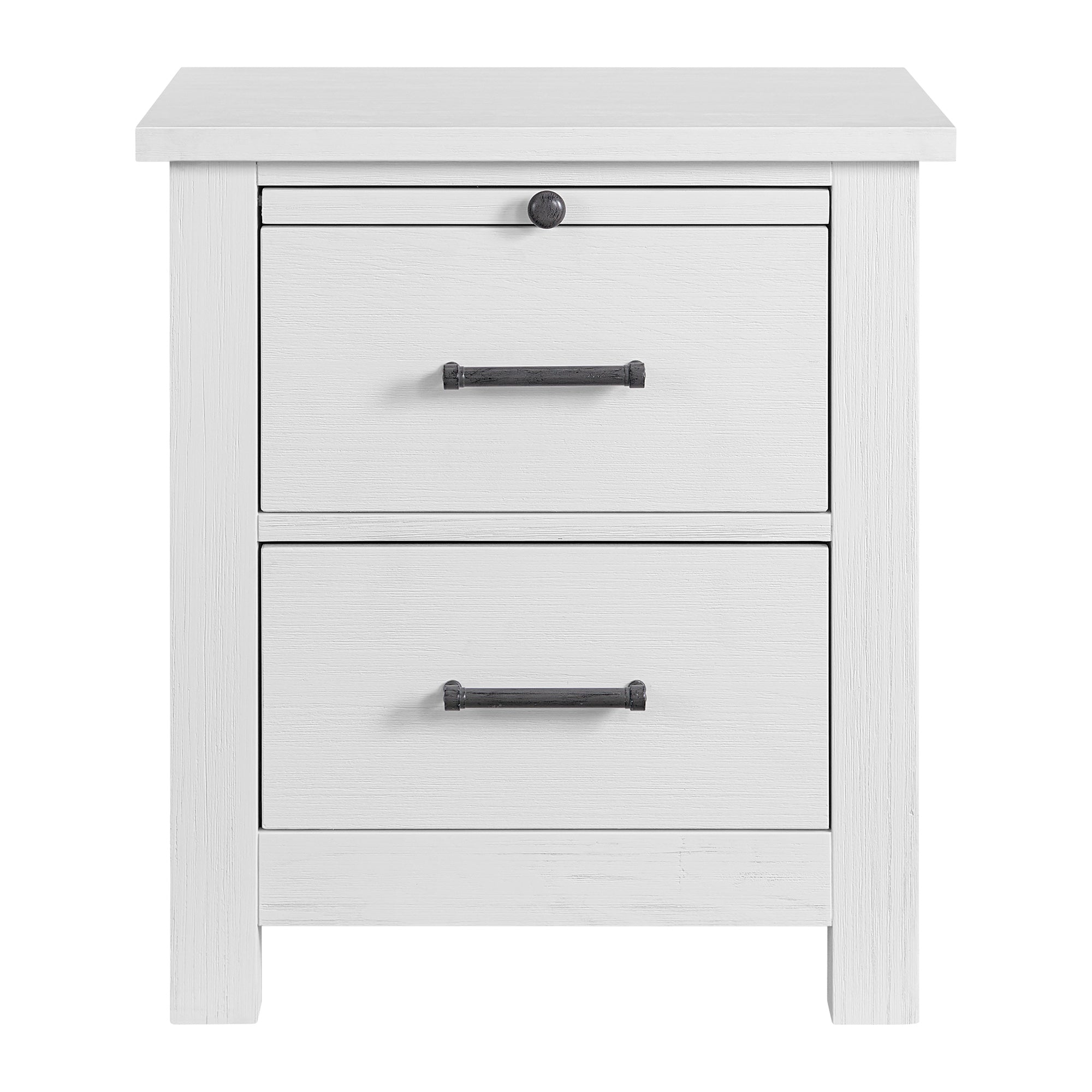 Windsor Weathered White Crib + Dresser + Chifferobe + Nightstand 4 Piece Set