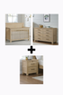 Windsor Sandstone Crib + Dresser + Nightstand 3 Piece Set