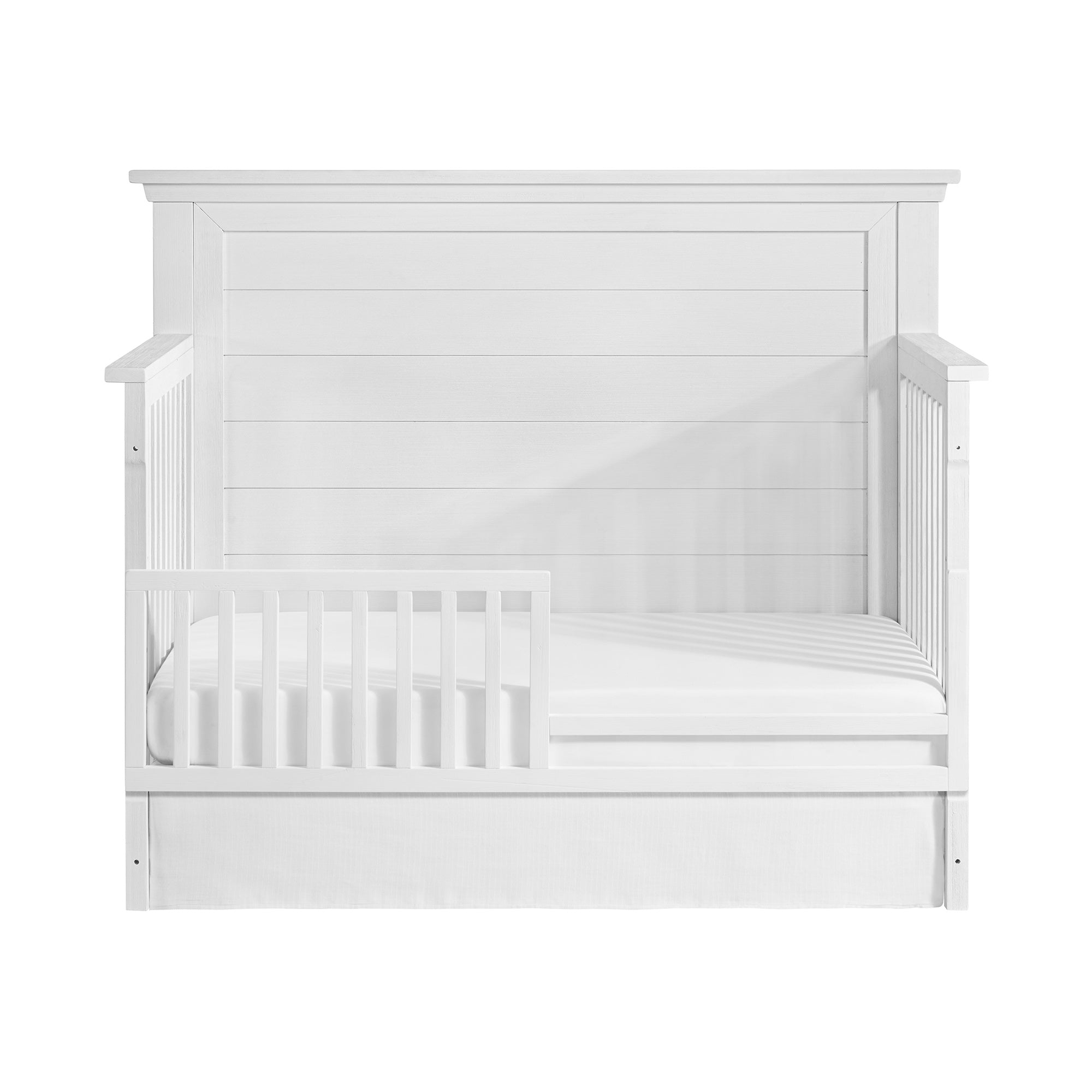 Windsor Weathered White Crib + Dresser + Nightstand 3 Piece Set