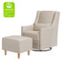 Babyletto Toco Swivel Glider and Ottoman in Eco-Performance Fabric | Water Repellent & Stain Resistant