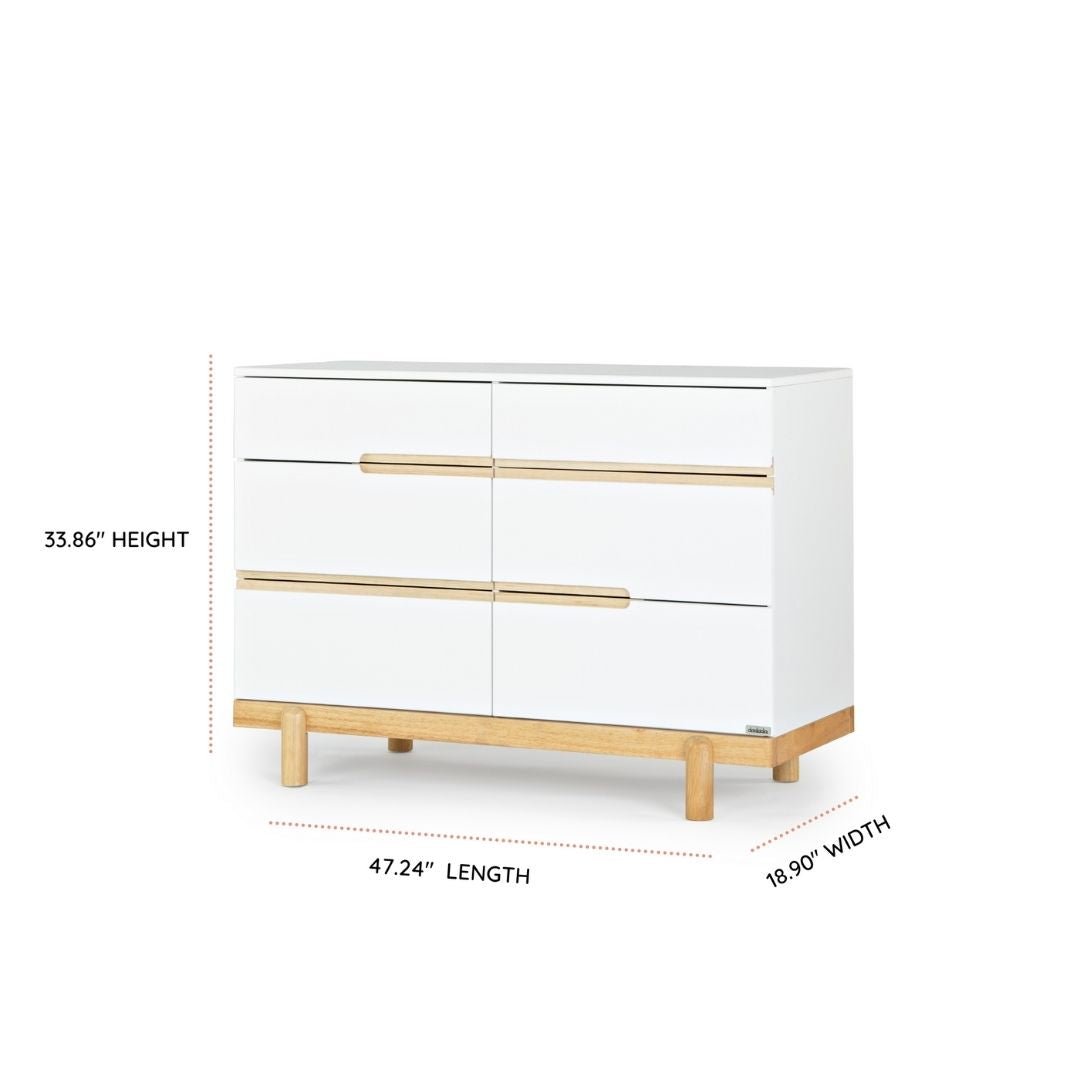 Dadada Bliss 6-Drawer Nursery Dresser