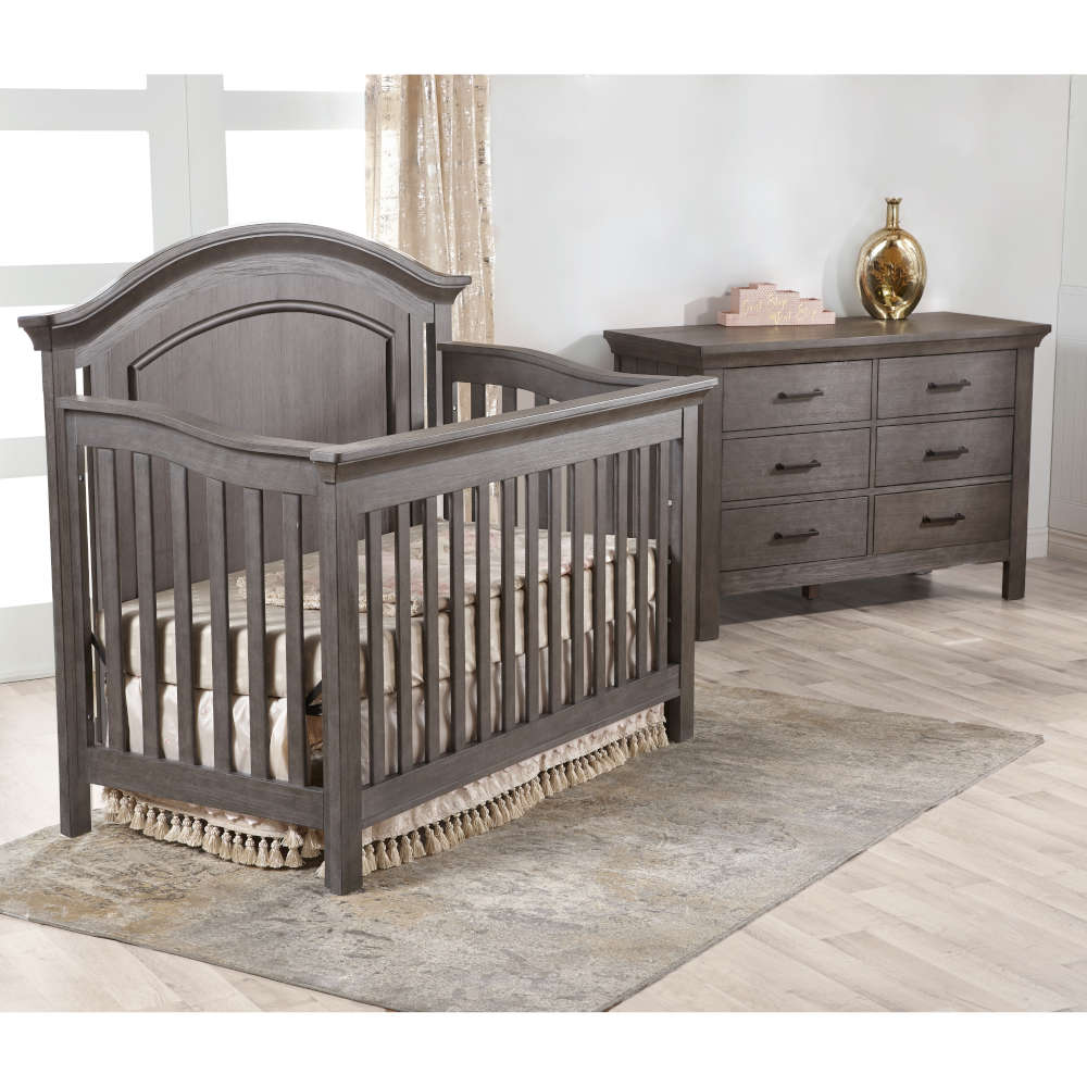 Pali Como Arch Forever Crib Double Dresser Set Lakeland Baby and Teen Furniture