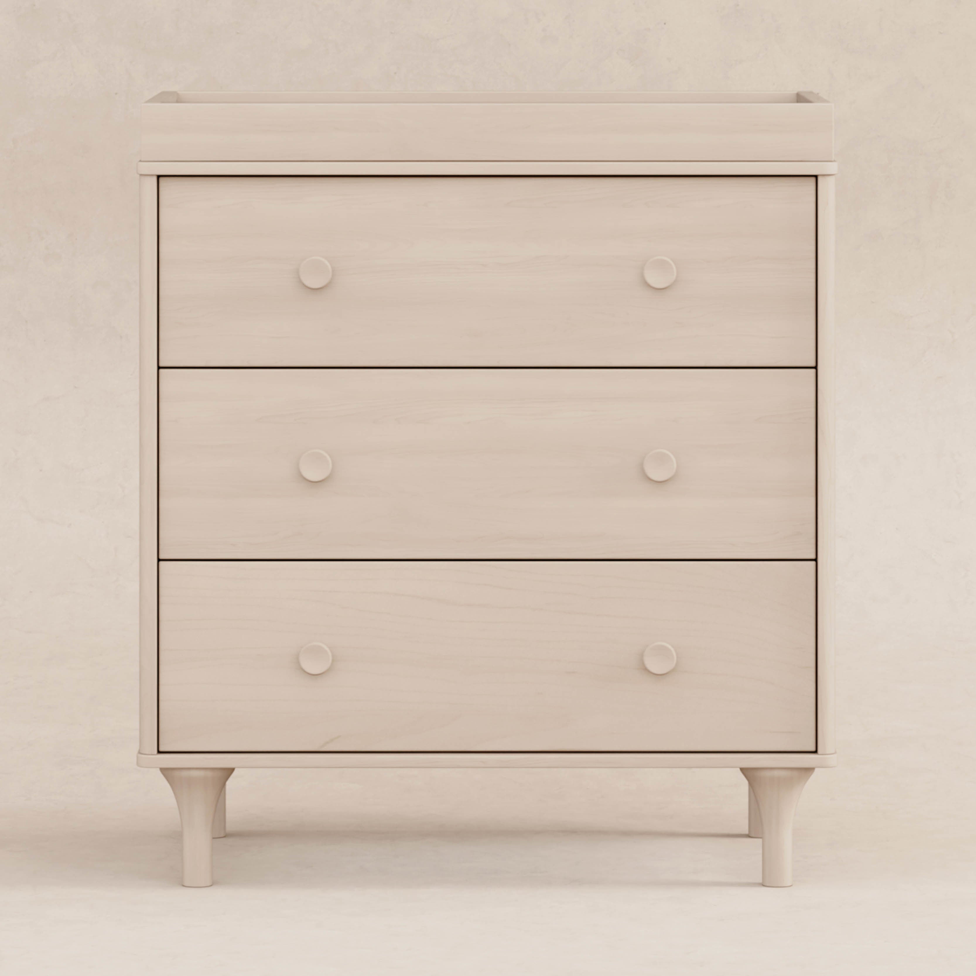 Babyletto Lolly 3-Drawer Changer Dresser with Removable Changing Tray Washed Natural Babyletto Lolly 3-Drawer Changer Dresser with Removable Changing Tray Washed Natural