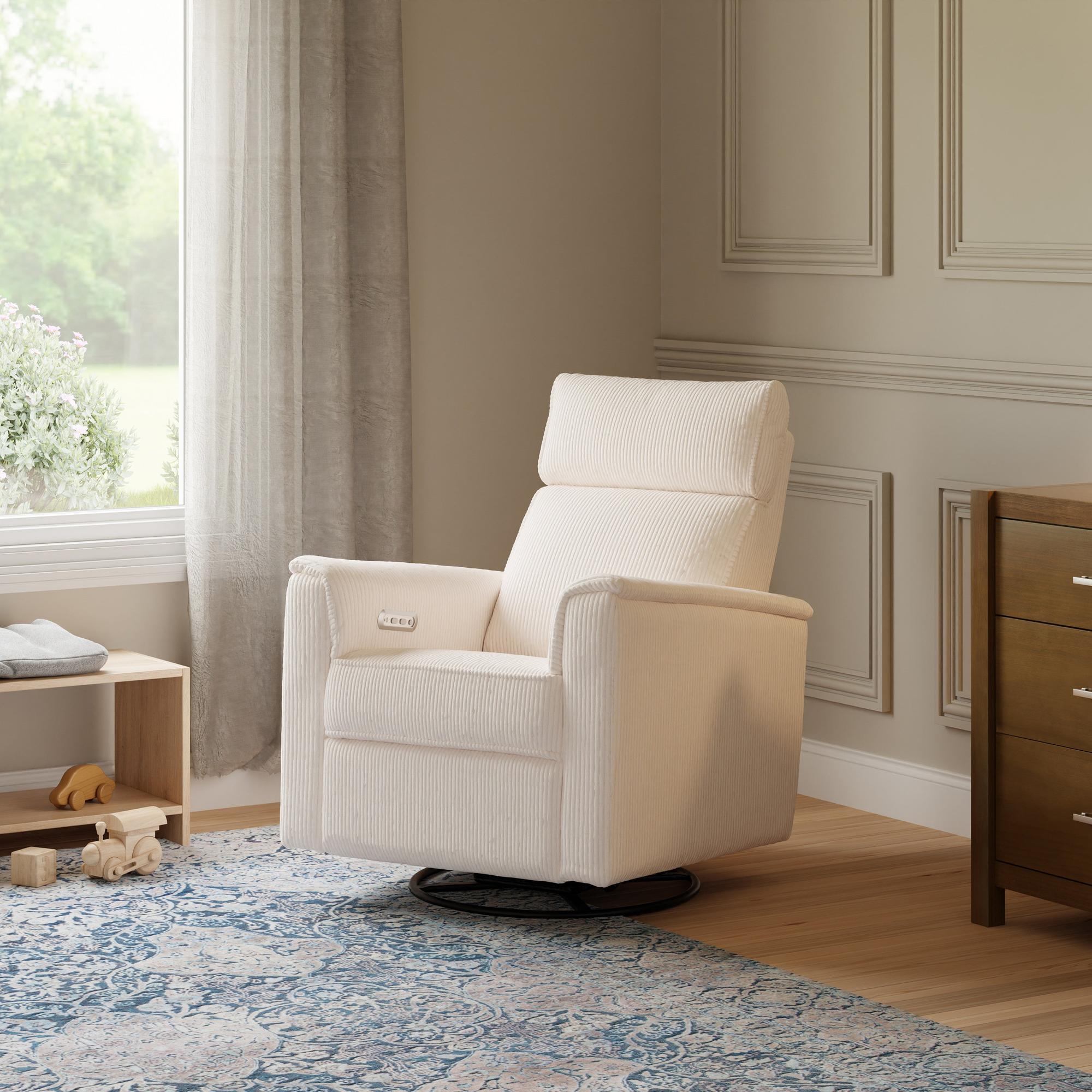 Namesake Willa Plus Power Glider Recliner + Power Headrest