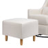 Babyletto Toco Swivel Glider and Ottoman in Eco-Performance Fabric | Water Repellent & Stain Resistant