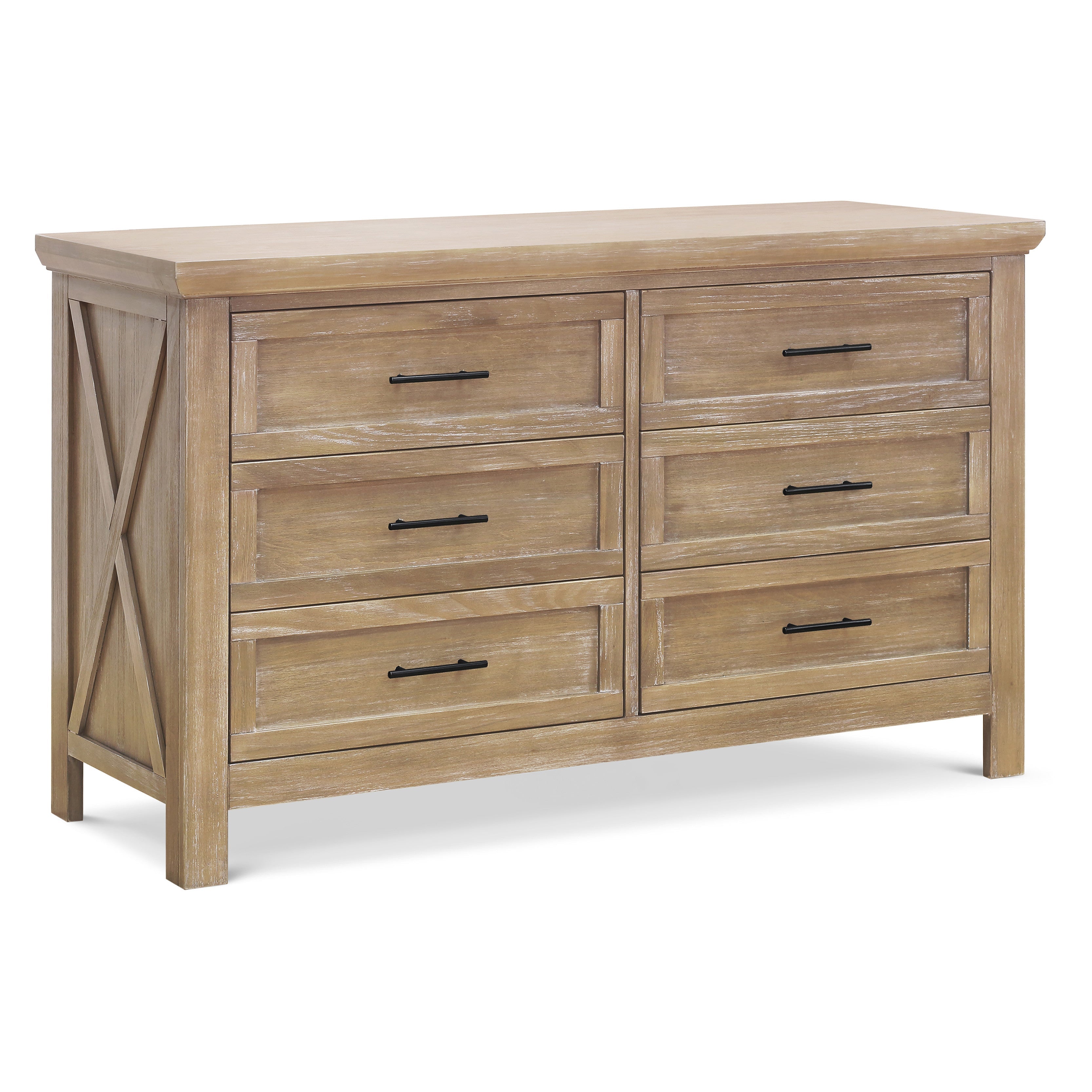 Monogram Emory Farmhouse 6 Drawer Dresser Driftwood Monogram Emory Farmhouse 6 Drawer Dresser Driftwood