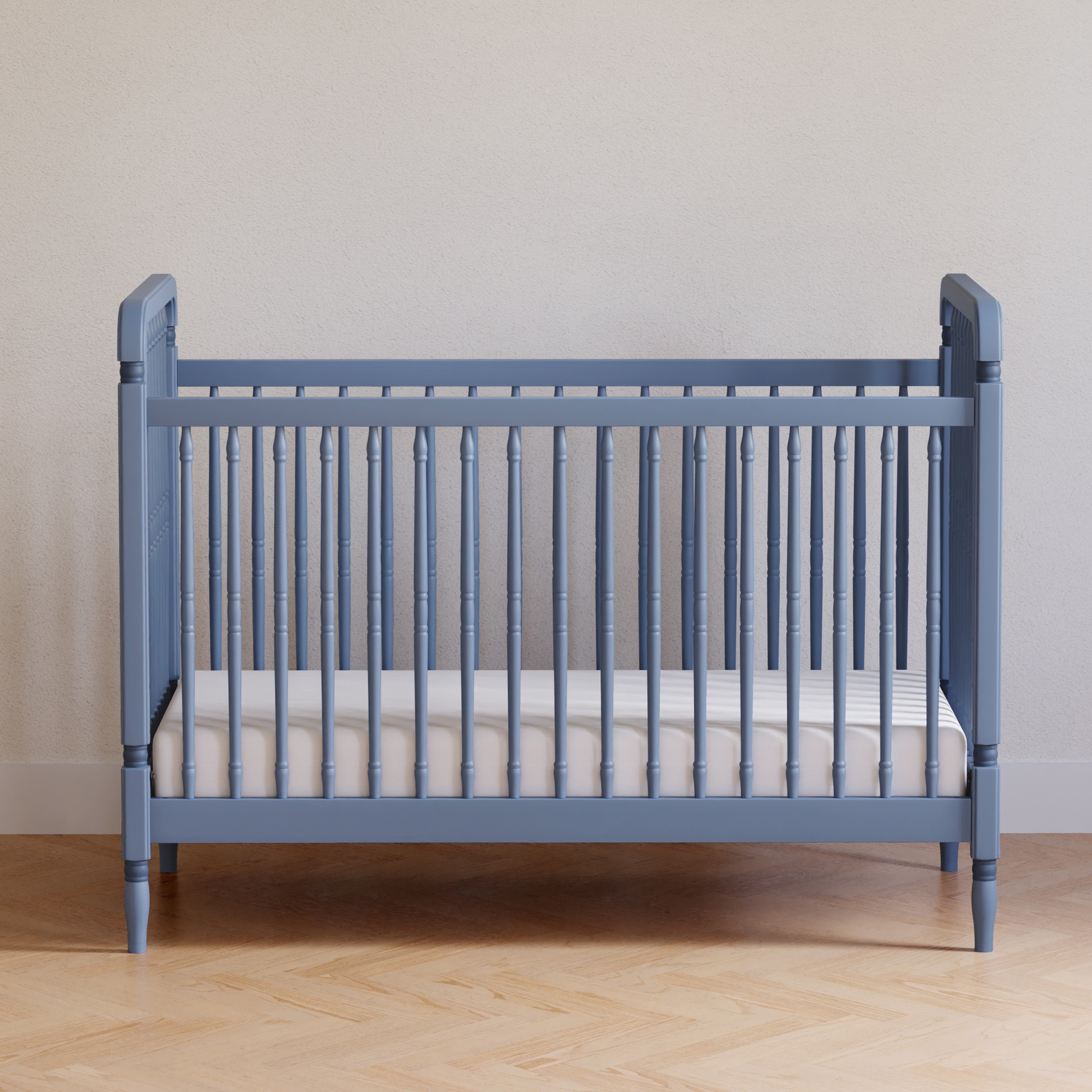Namesake Liberty 3-in-1 Convertible Spindle Crib with Toddler Bed Conversion Kit