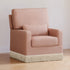 Namesake Crawford Pillowback Comfort Swivel Glider | Boucle with Tassel Fringe