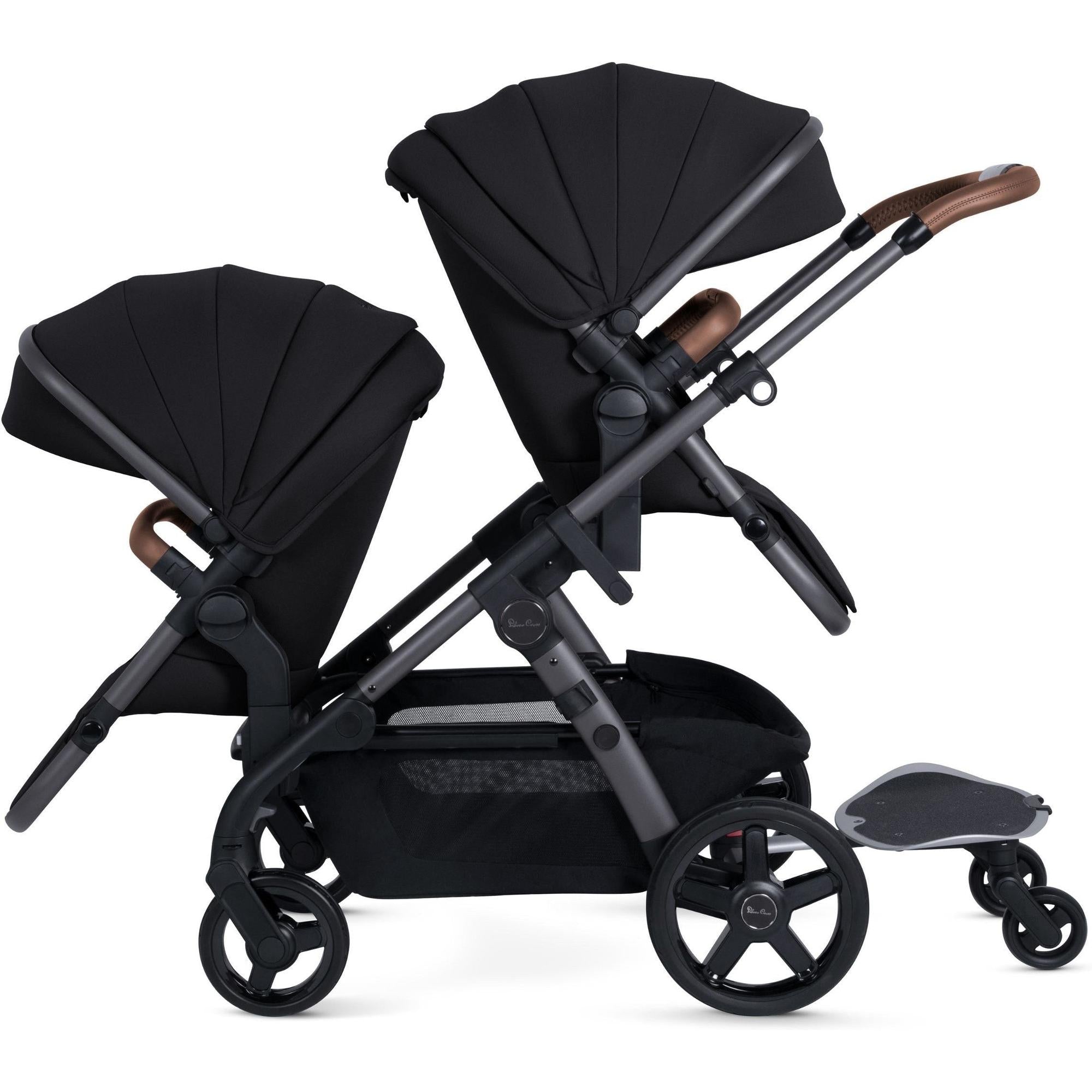 car seat and stroller for twins Silver Cross Wave 3 Single-to-Double Stroller – Lakeland Baby and Teen Furniture