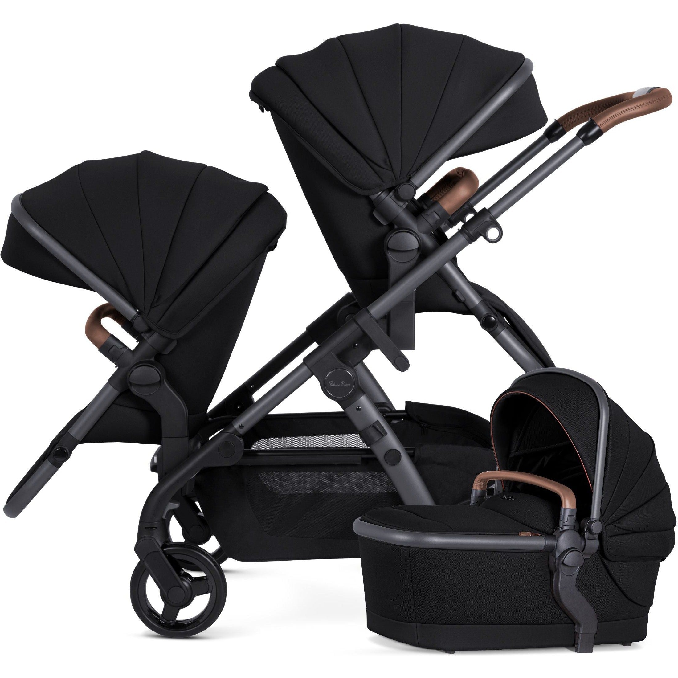 twin car seat and stroller Silver Cross Wave 3 Single-to-Double Stroller – Lakeland Baby and Teen Furniture