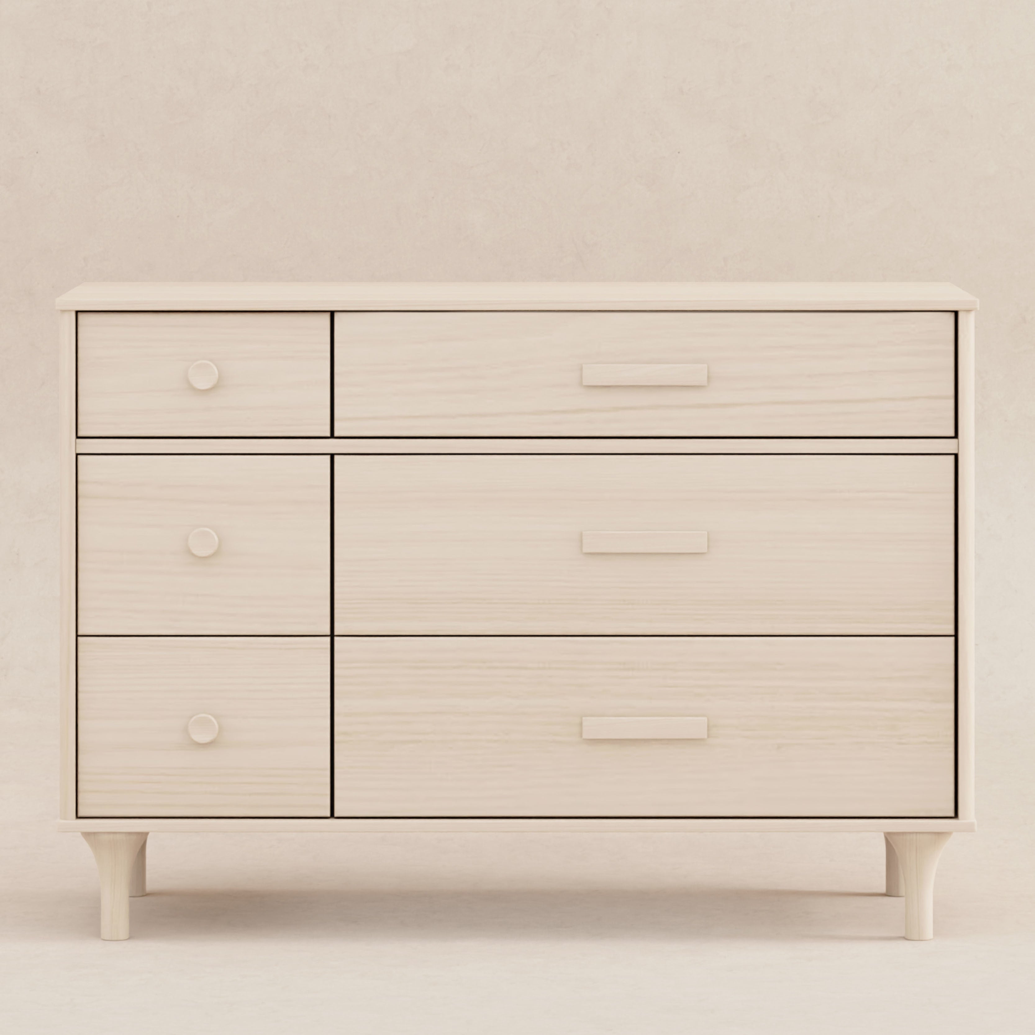 Lolly 6-Drawer Double Dresser Washed Natural Lolly 6-Drawer Double Dresser Washed Natural
