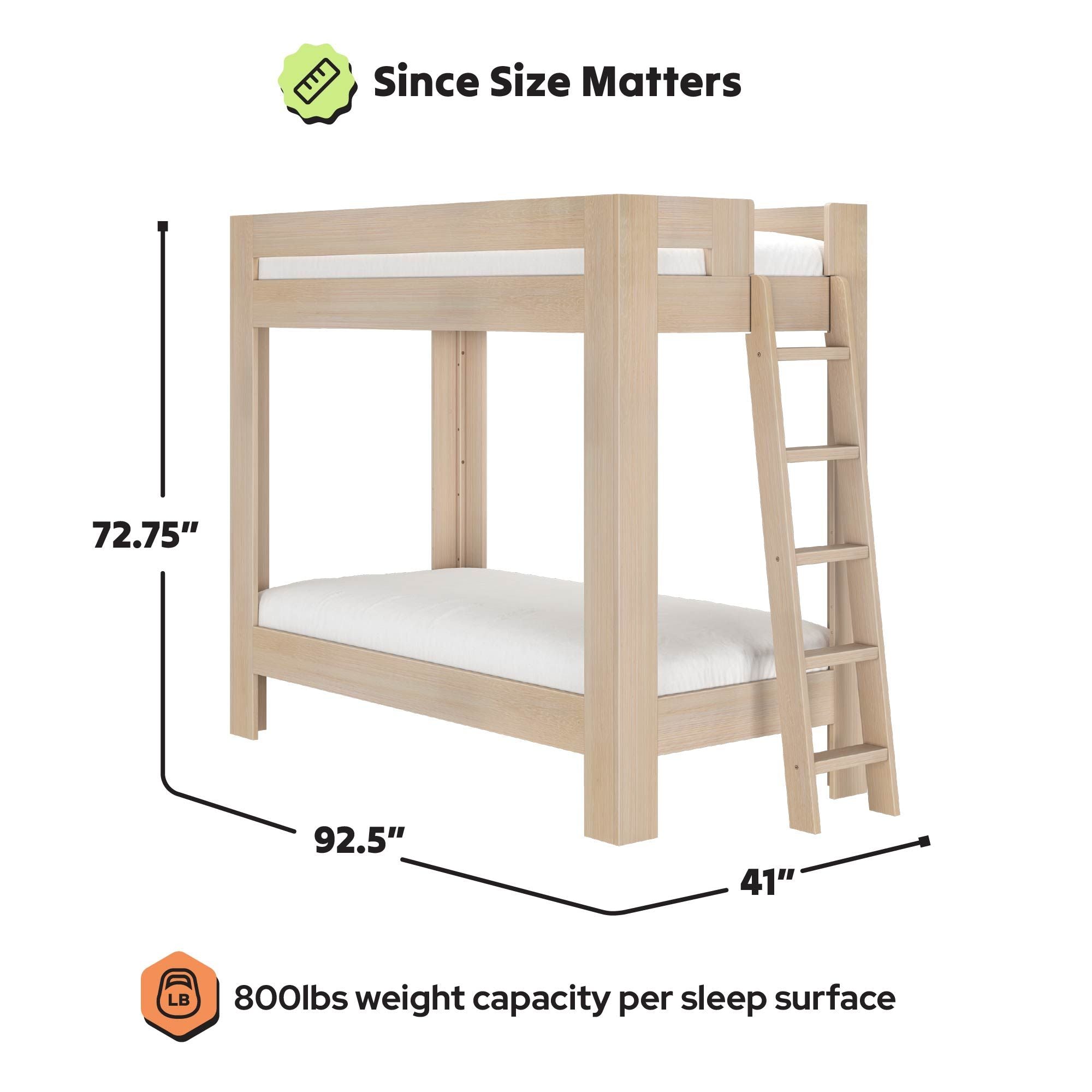 Maxwood Pacific Twin XL Bunk Bed