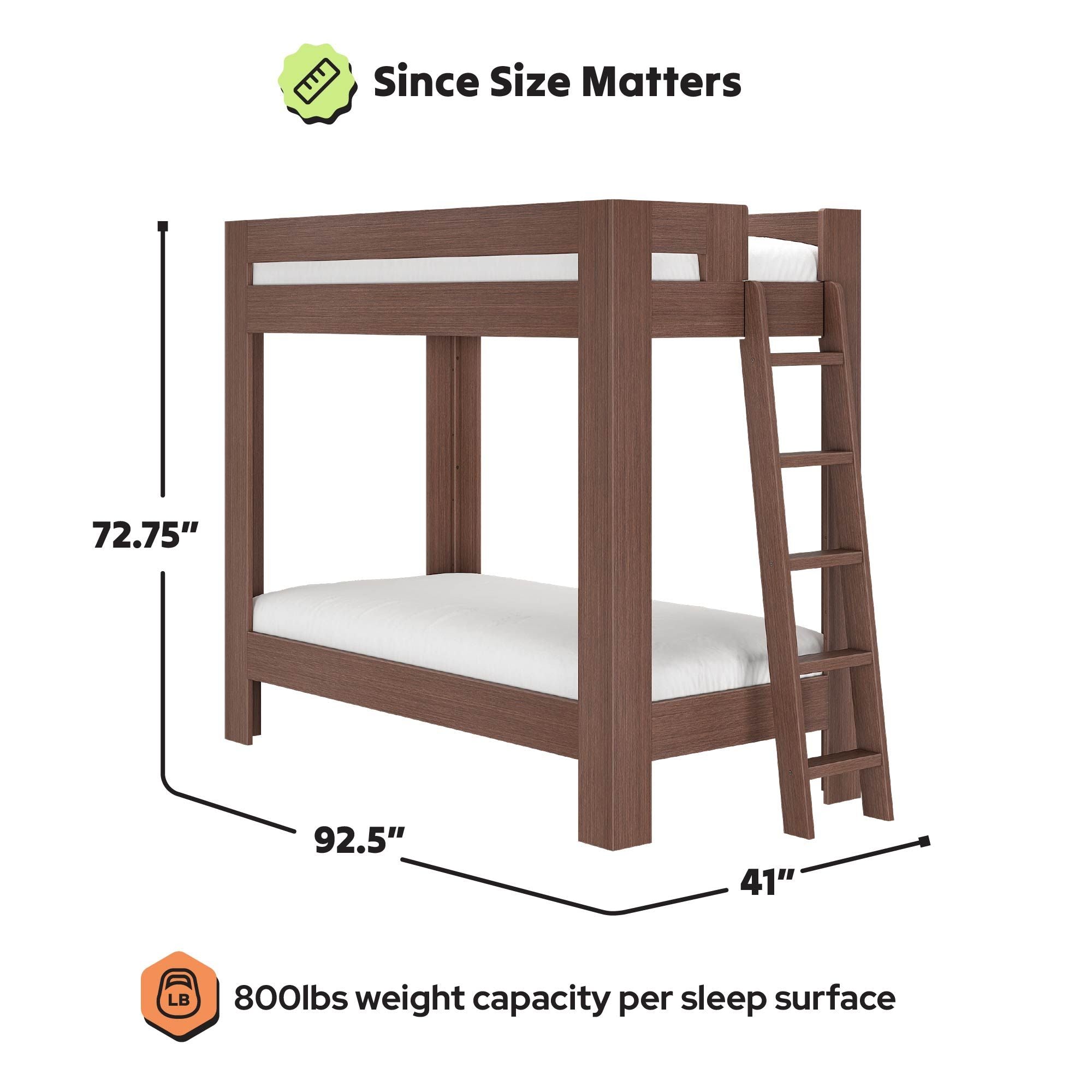 Maxwood Pacific Twin XL Bunk Bed