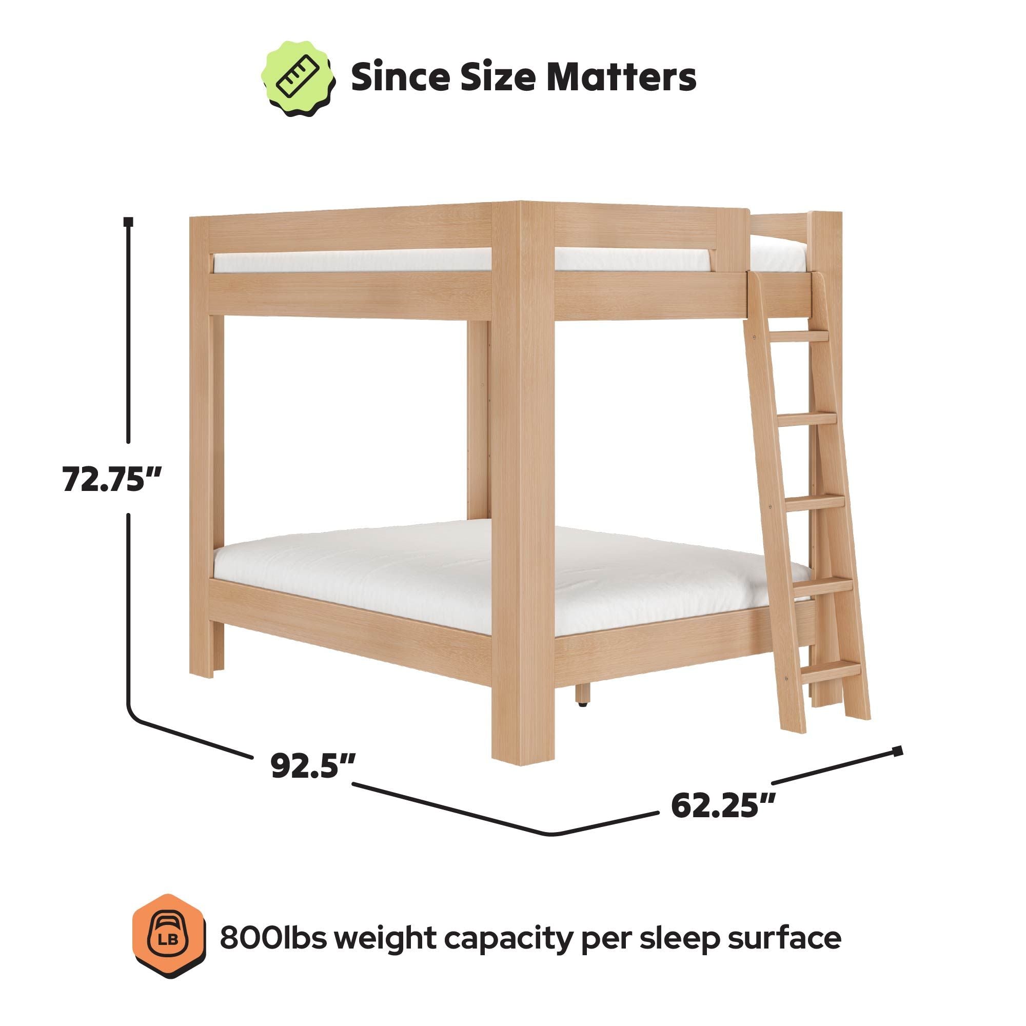 Maxwood Pacific Queen Bunk Bed