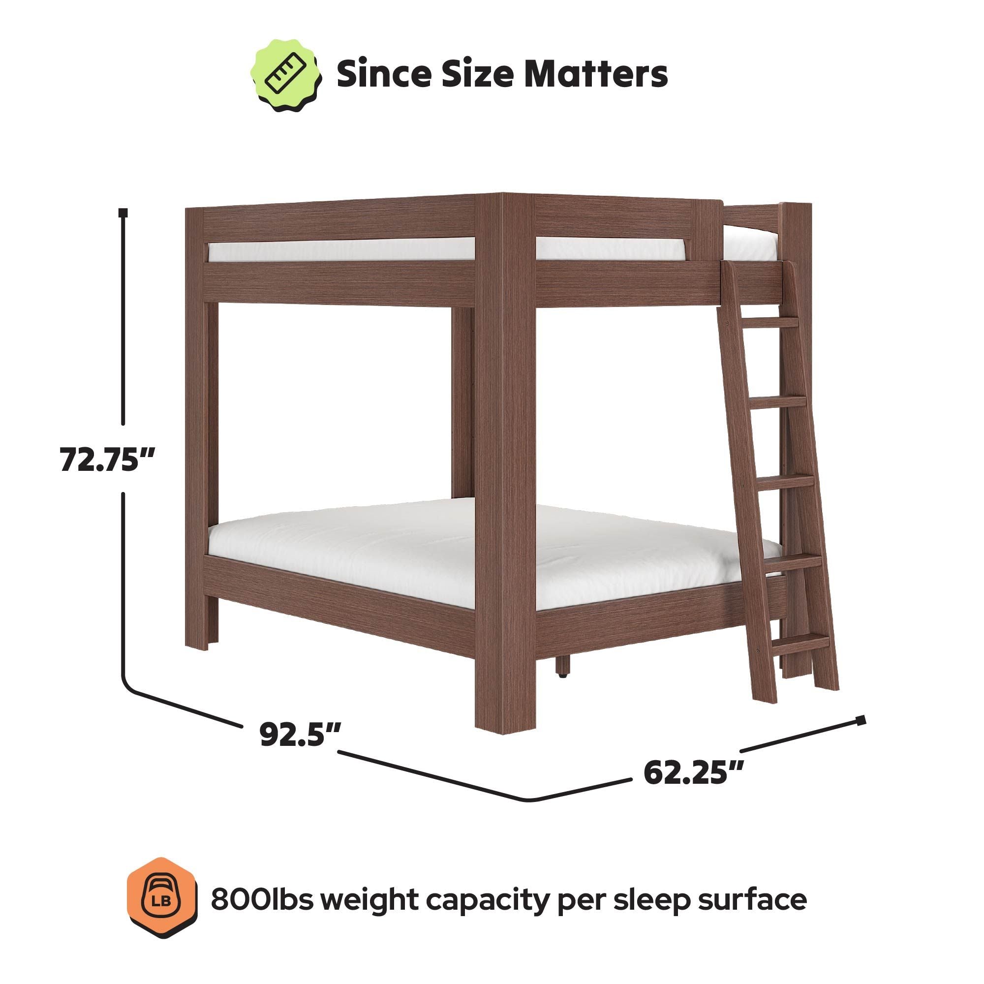 Maxwood Pacific Queen Bunk Bed