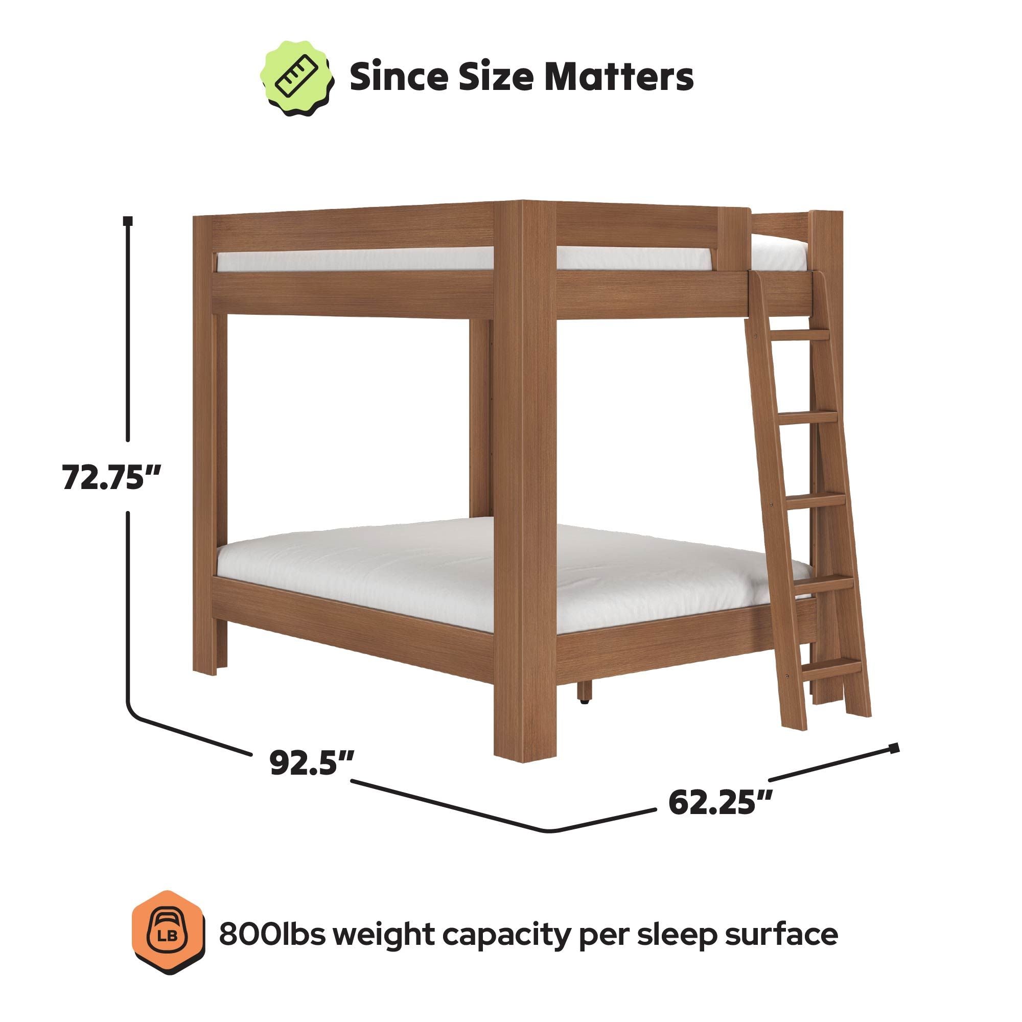 Maxwood Pacific Queen Bunk Bed