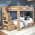 Maxwood Pacific Queen Bunk Bed with Stairs