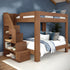 Maxwood Pacific Queen Bunk Bed with Stairs