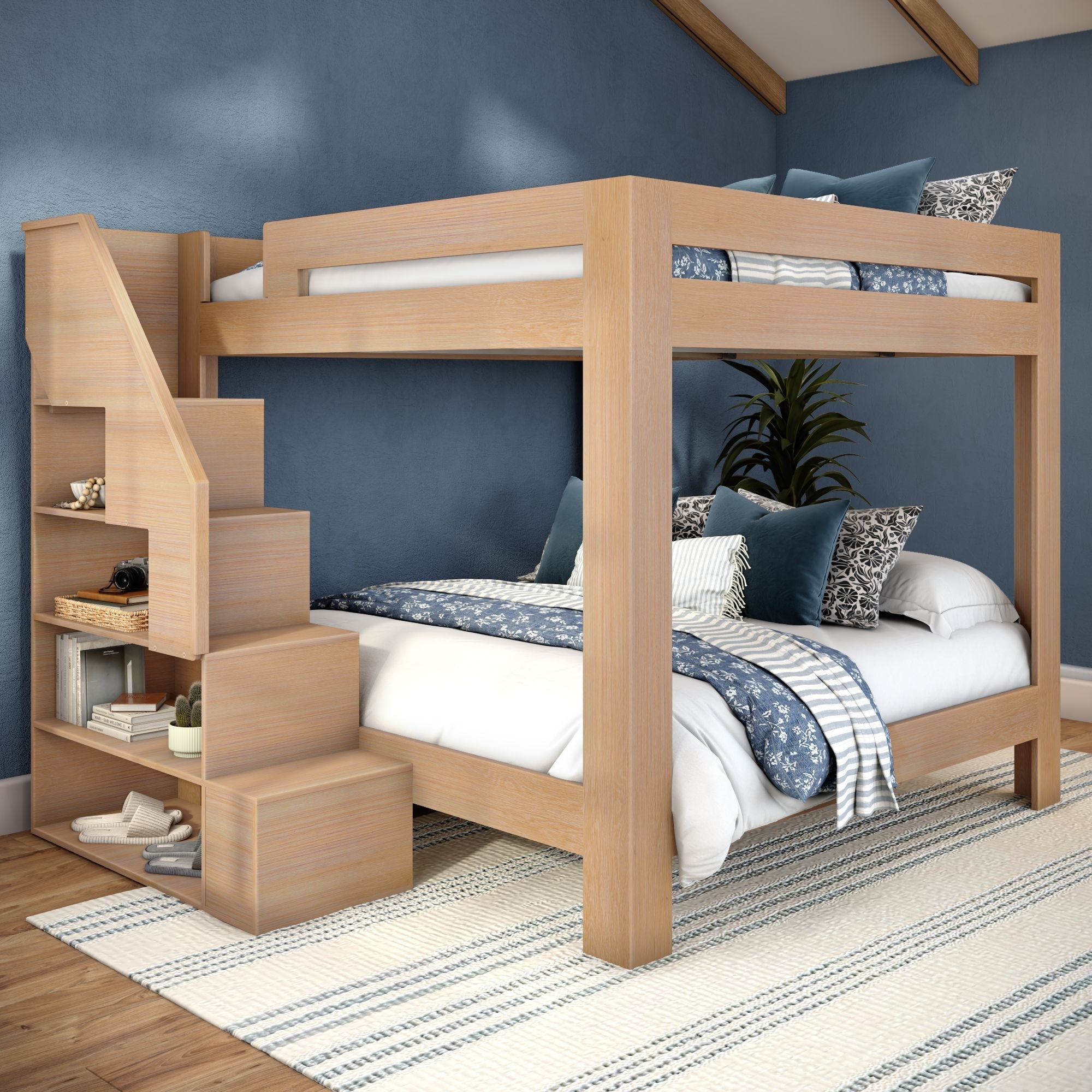 Maxwood Pacific King Bunk Bed with Stairs