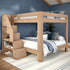 Maxwood Pacific King Bunk Bed with Stairs