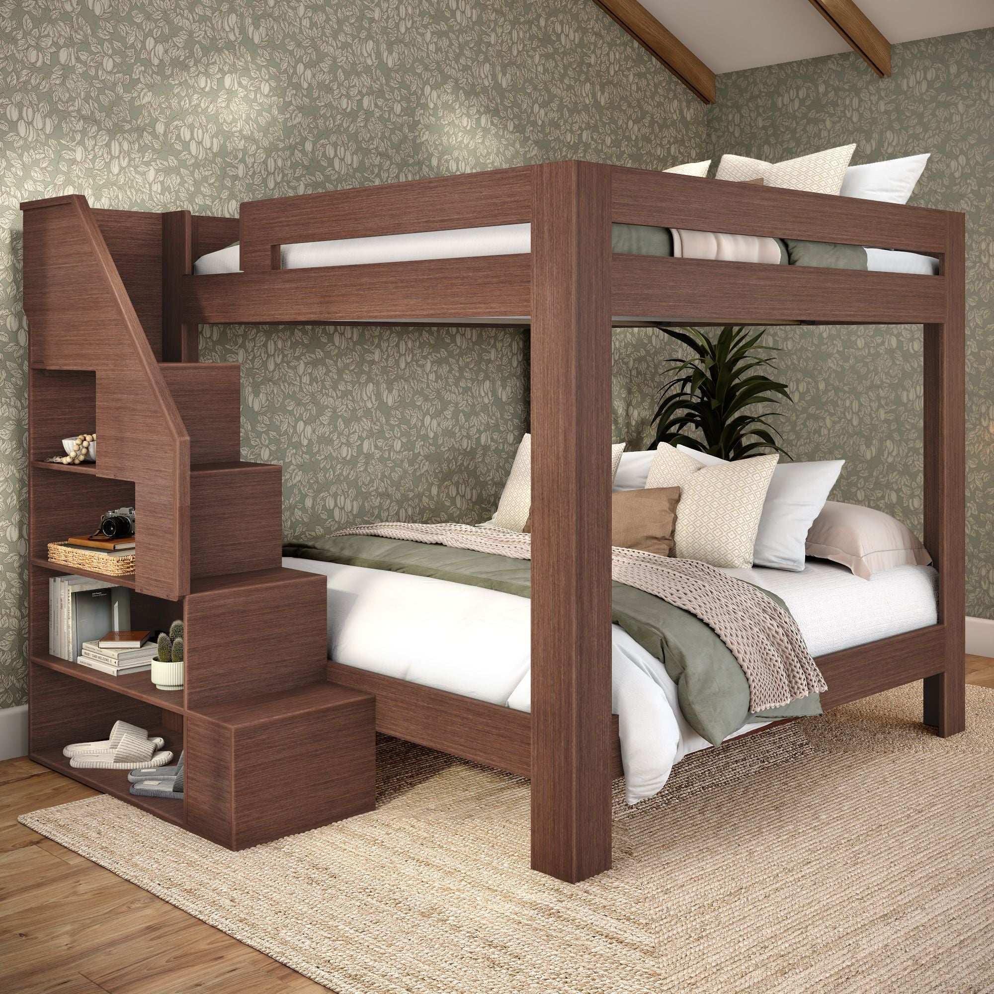 Maxwood Pacific King Bunk Bed with Stairs